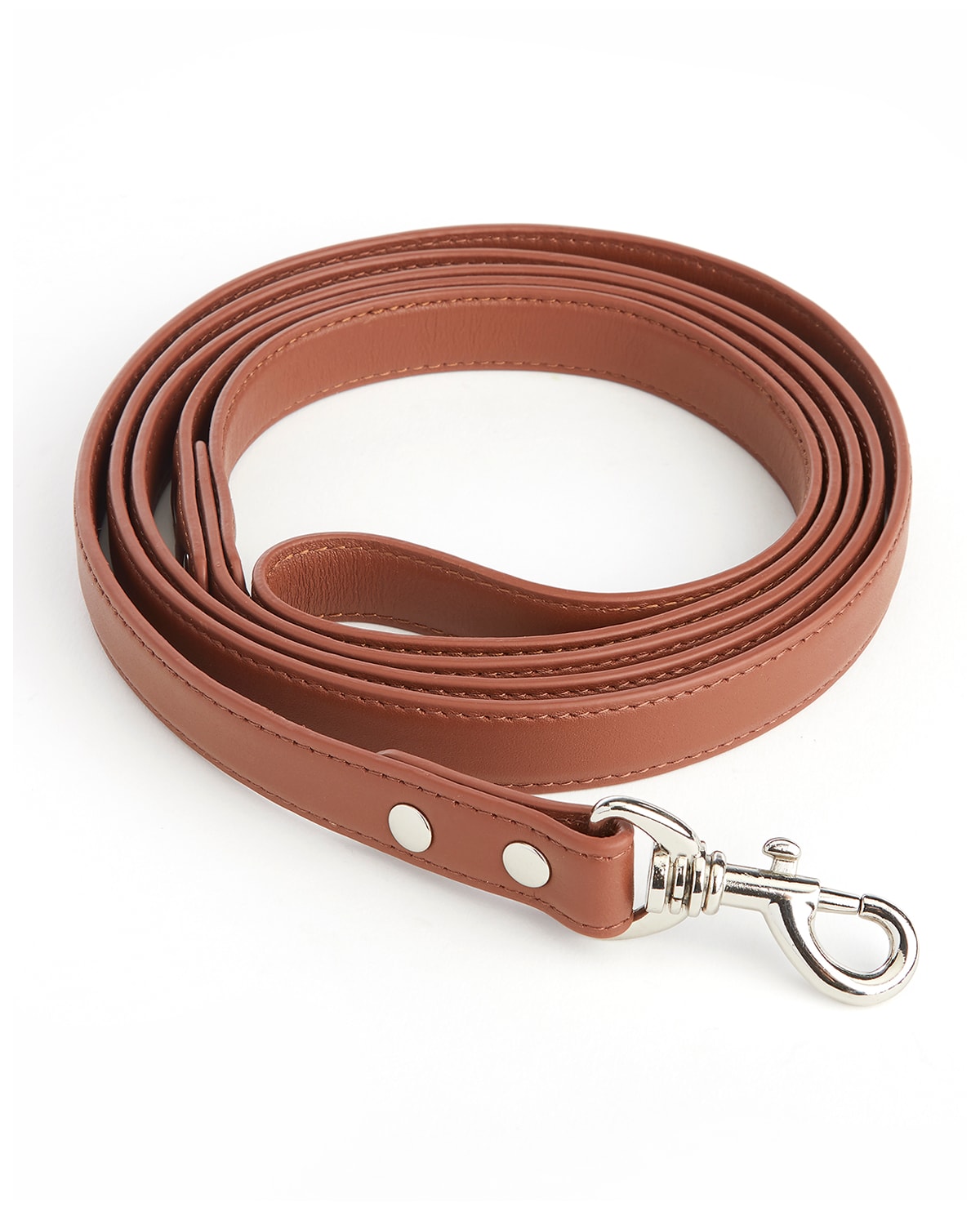 Royce New York Luxe 6' Dog Leash In Brown