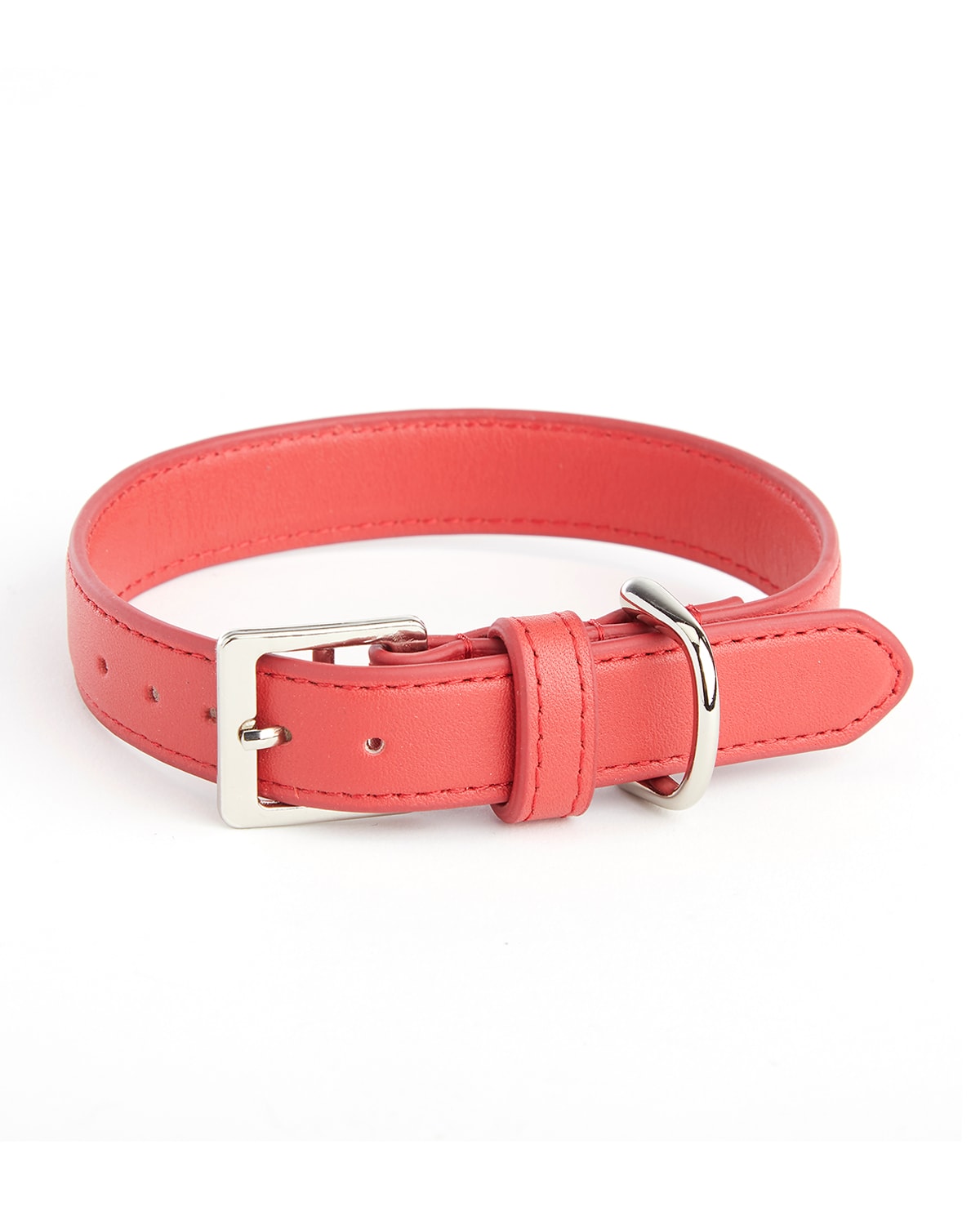 Royce New York Small Luxe Dog Collar In Red