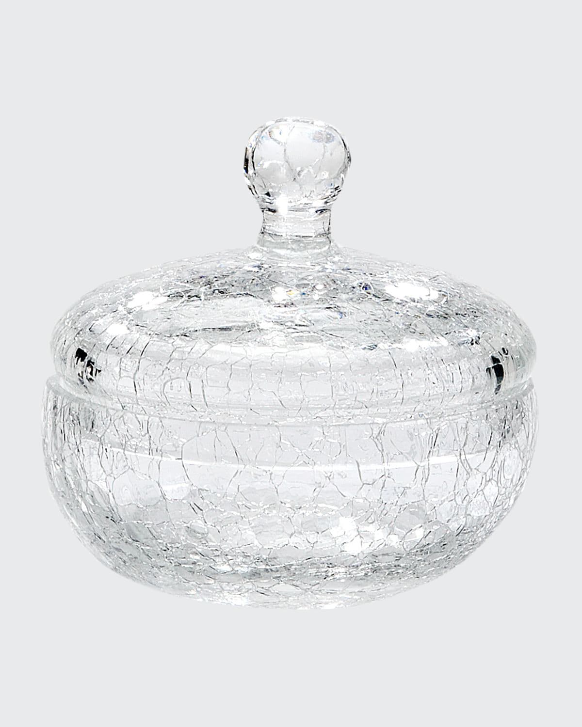 Labrazel Carina Crackle Canister In Clear Crackle