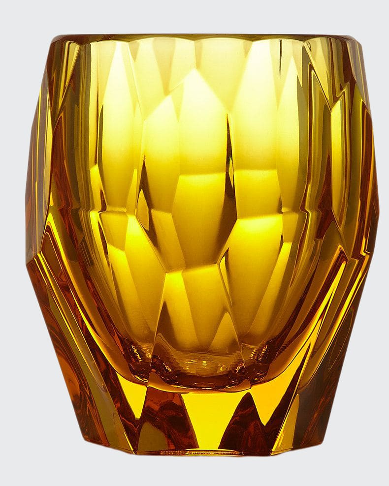 Mario Luca Giusti Milly Large Acrylic Tumbler In Amber