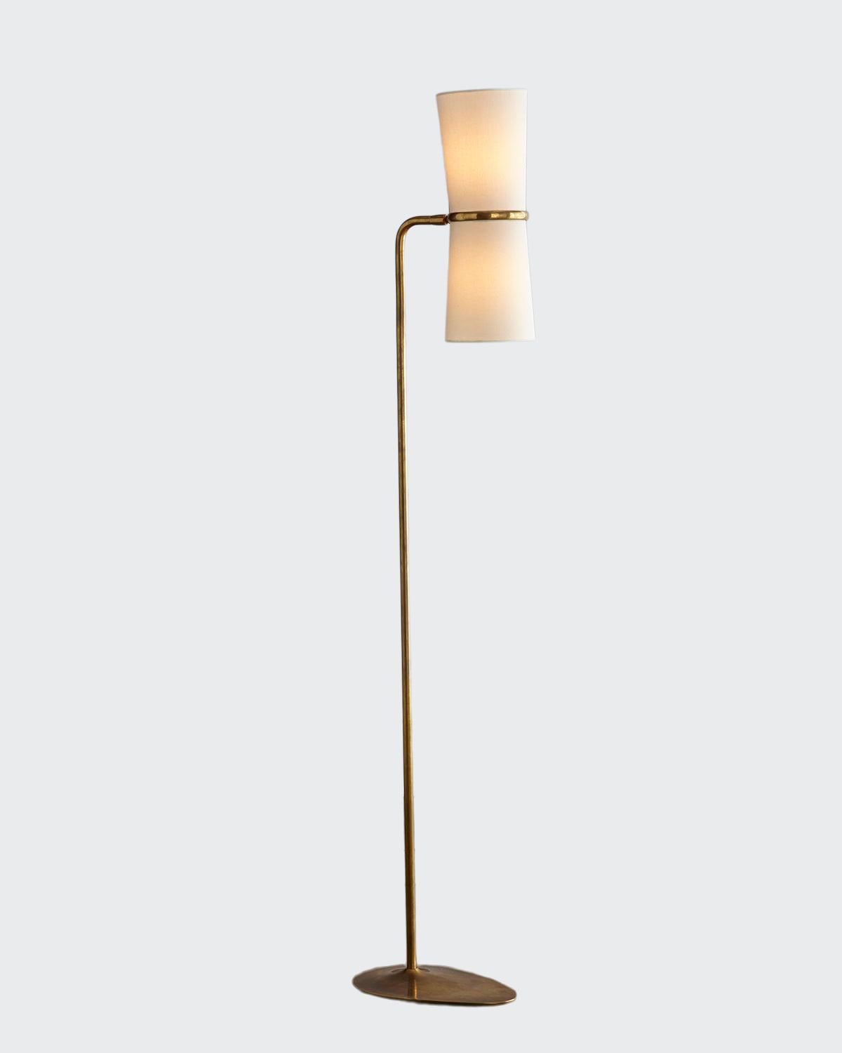 Aerin For Visual Comfort Signature Clarkson Brass Floor Lamp