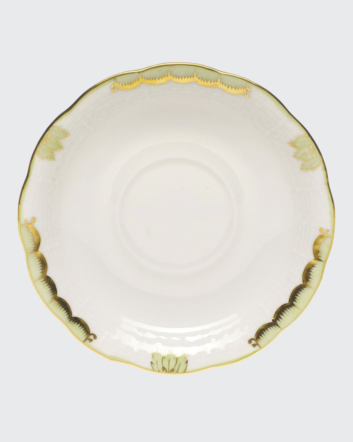 Herend Princess Victoria Saucer In White