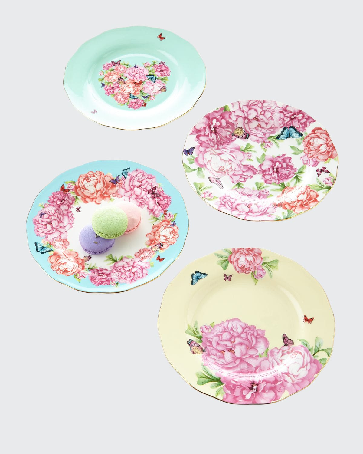 Miranda Kerr For Royal Albert Accent Plates, 4-piece Set