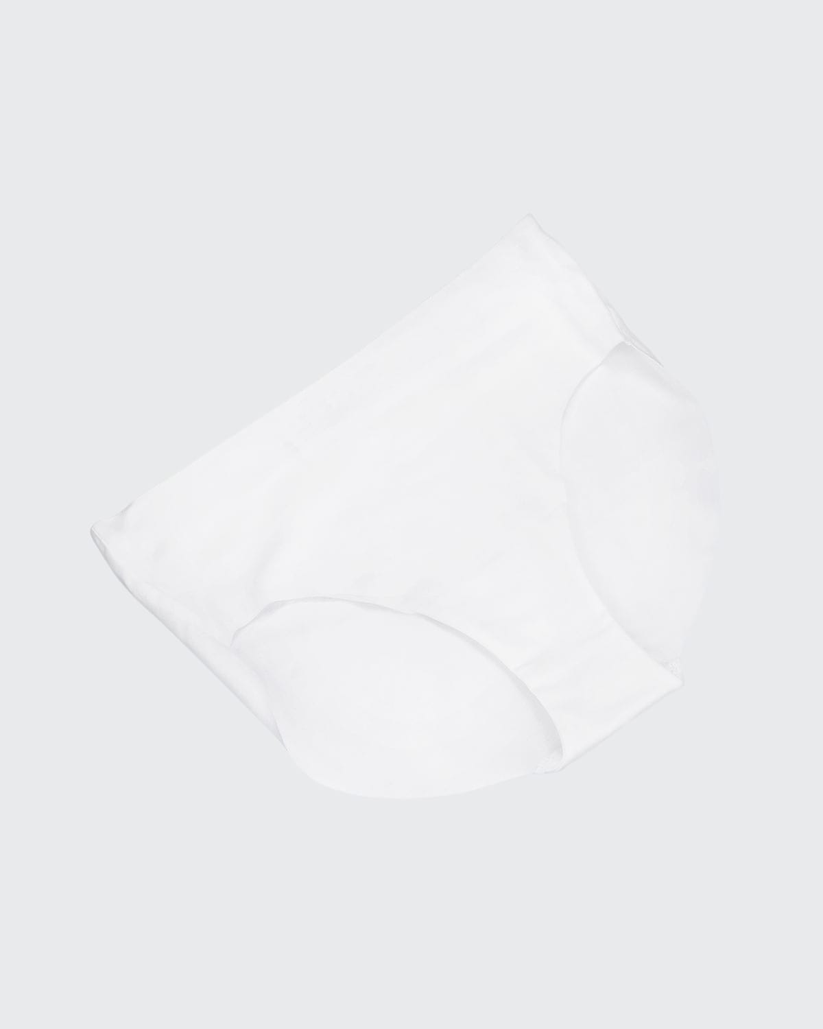 Hanro Invisible Cotton High-cut Brief In White
