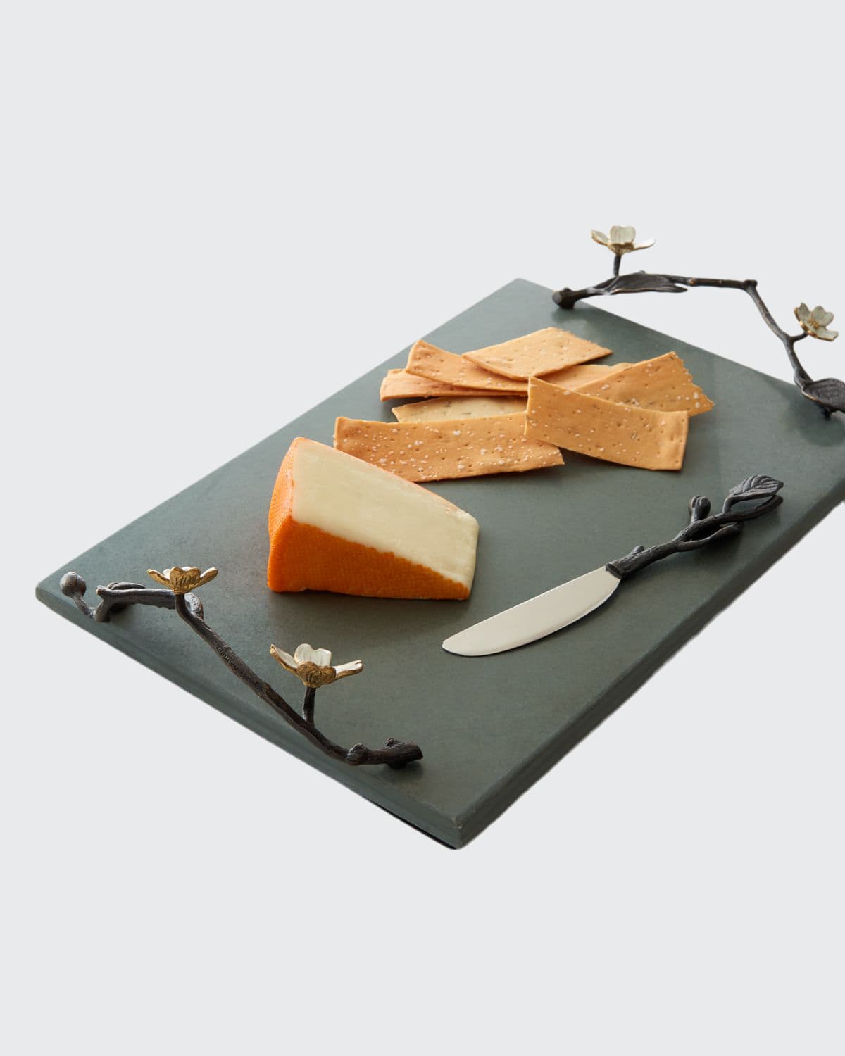 Michael Aram Dogwood Cheese Board With Knife