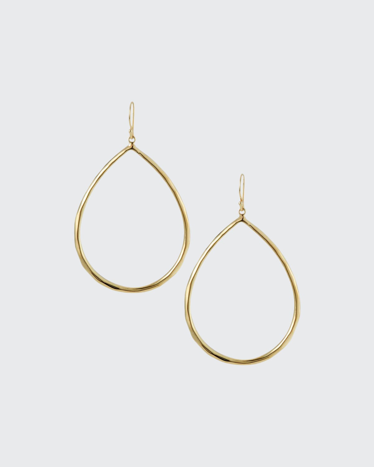 Ippolita Classico 18k Yellow Gold Sculpted Open Teardrop Earrings In Yellow Gold