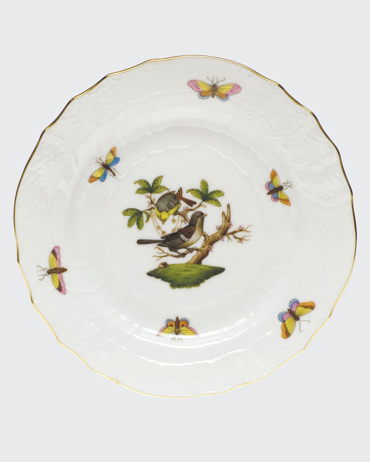 Herend Rothschild Bird Bread & Butter Plate #1