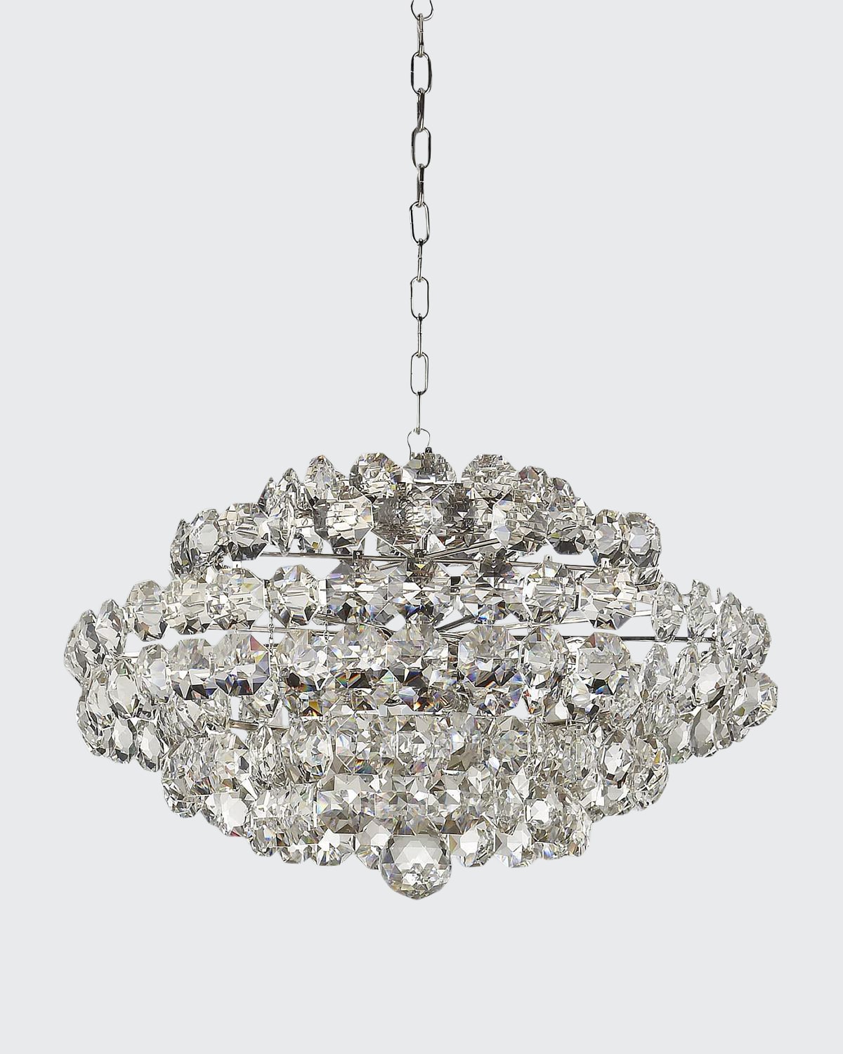 Shop Aerin Sanger Small Chandelier By  In Polished Nickel