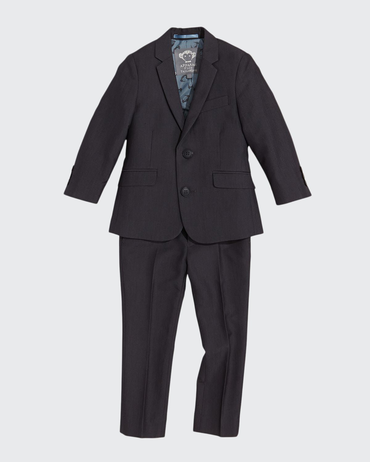 Appaman Boys' Two-Piece Mod Suit, Vintage Black, 2T-14