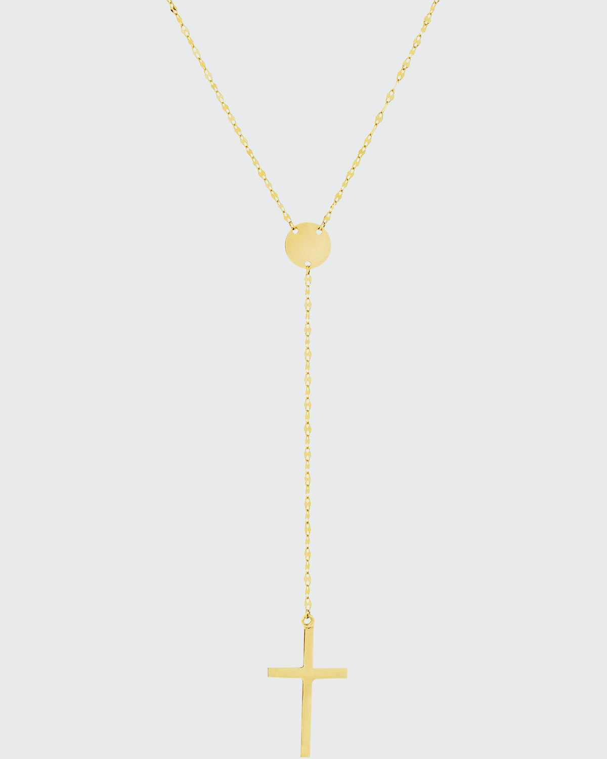 LANA JEWELRY Gold Crossary Necklace