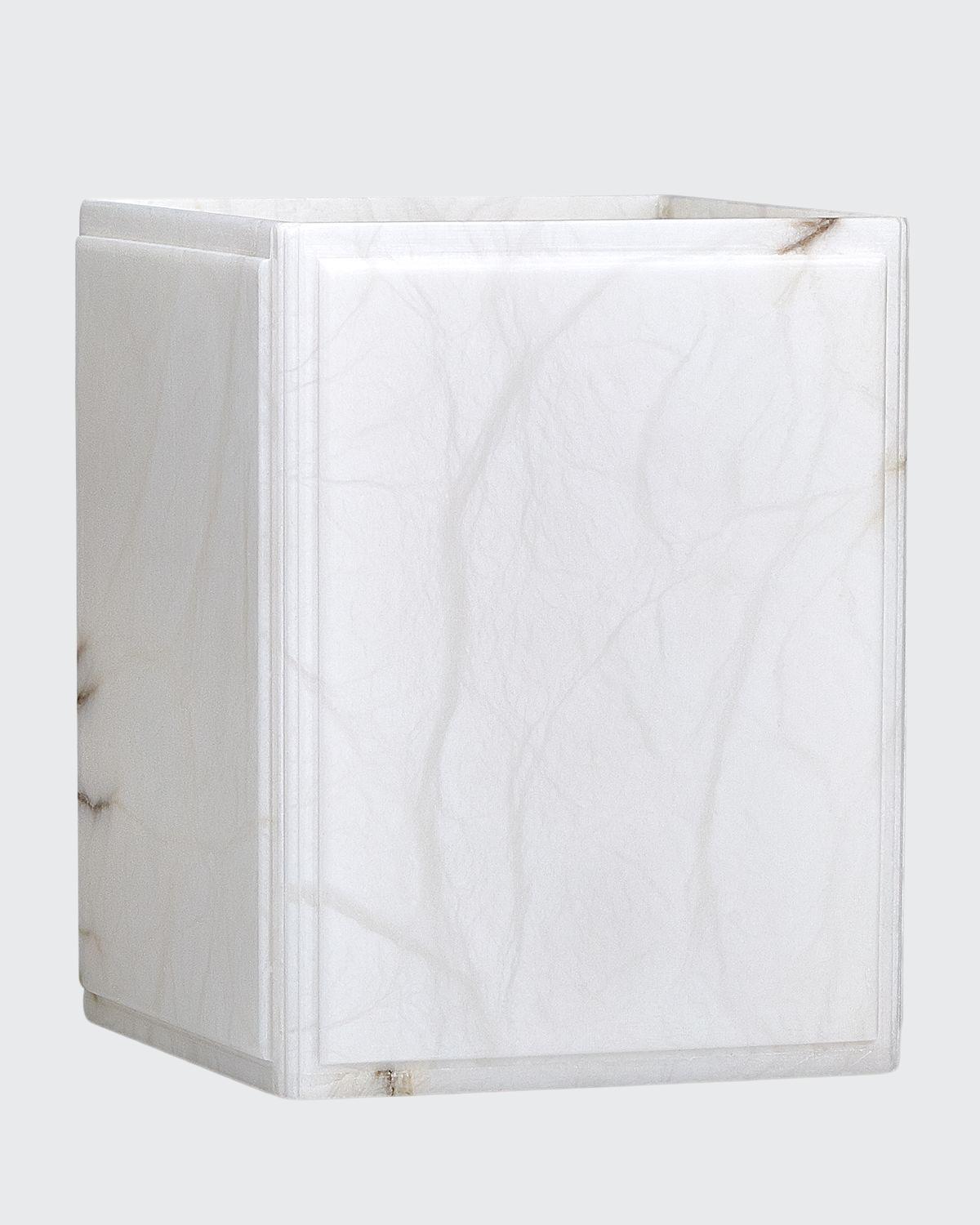Labrazel Claudia Wastebasket In White