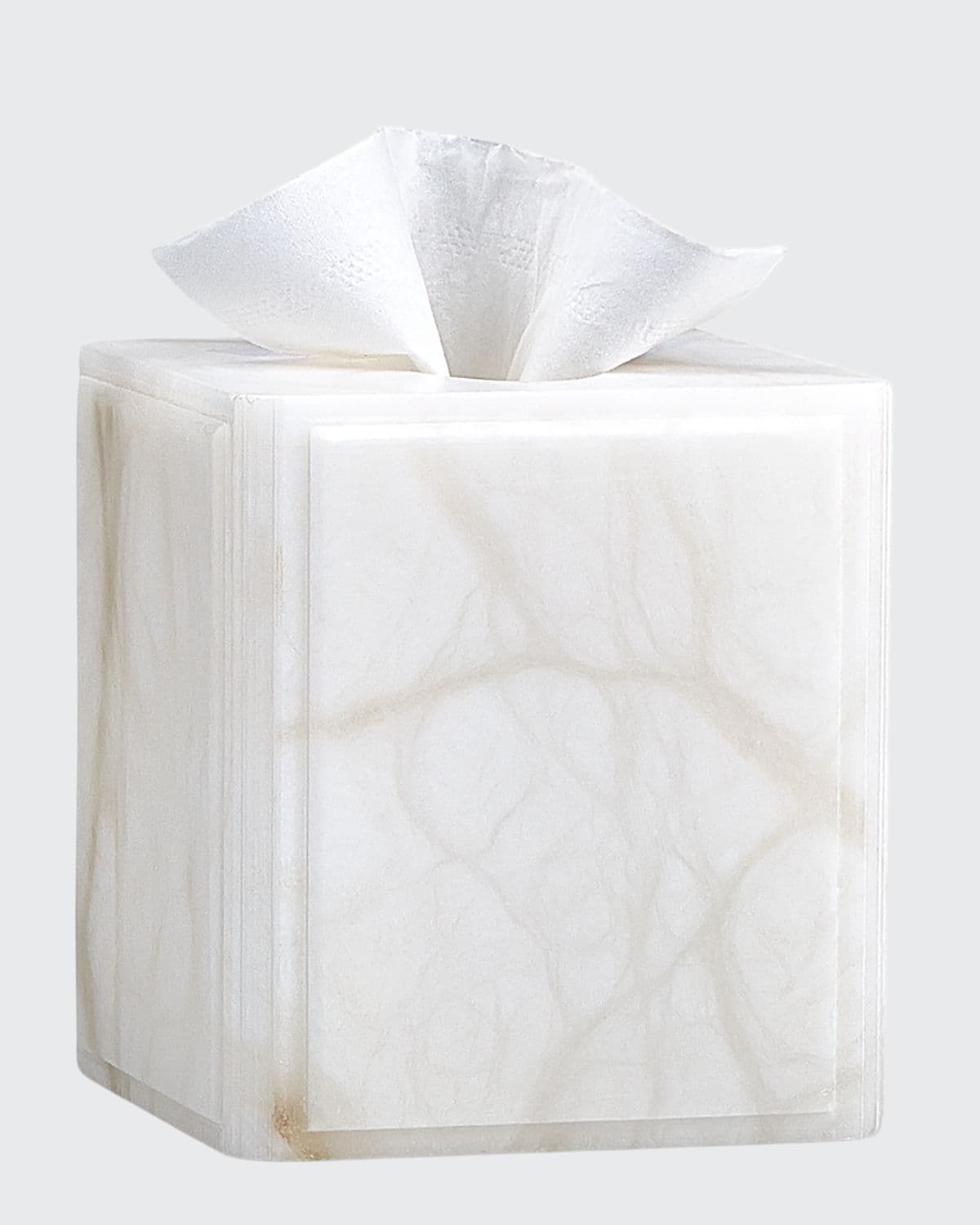 Labrazel Claudia Tissue Box Cover In White