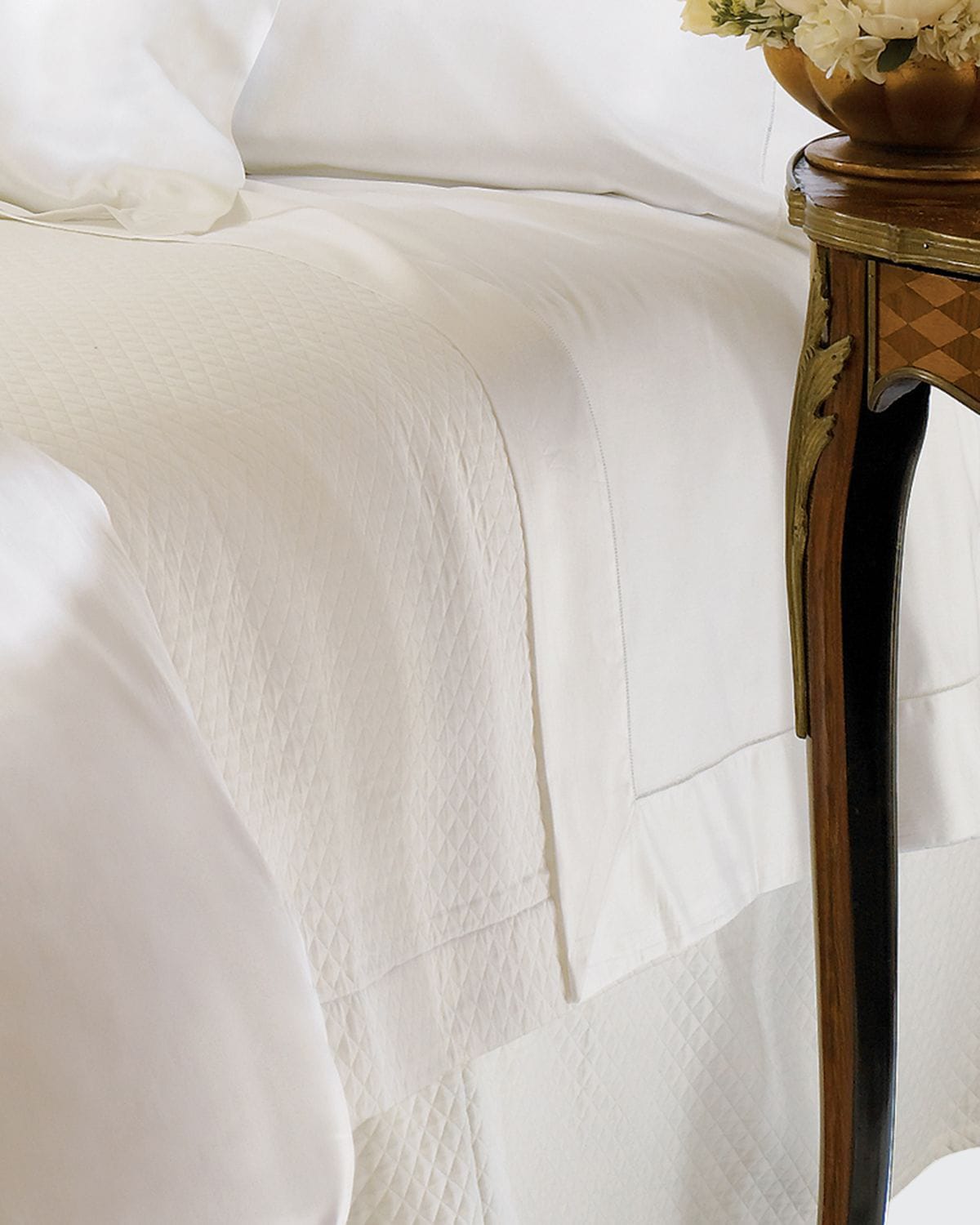 Sferra Queen Giza 45 Sateen Fitted Sheet