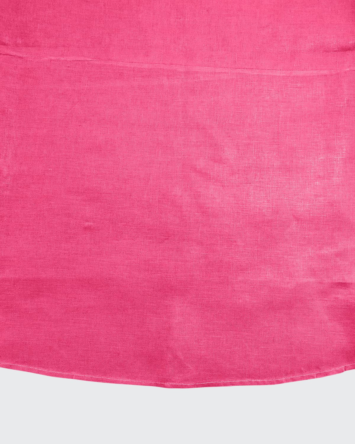 Sferra Hemstitch Round Tablecloth, 90"dia. In Pink