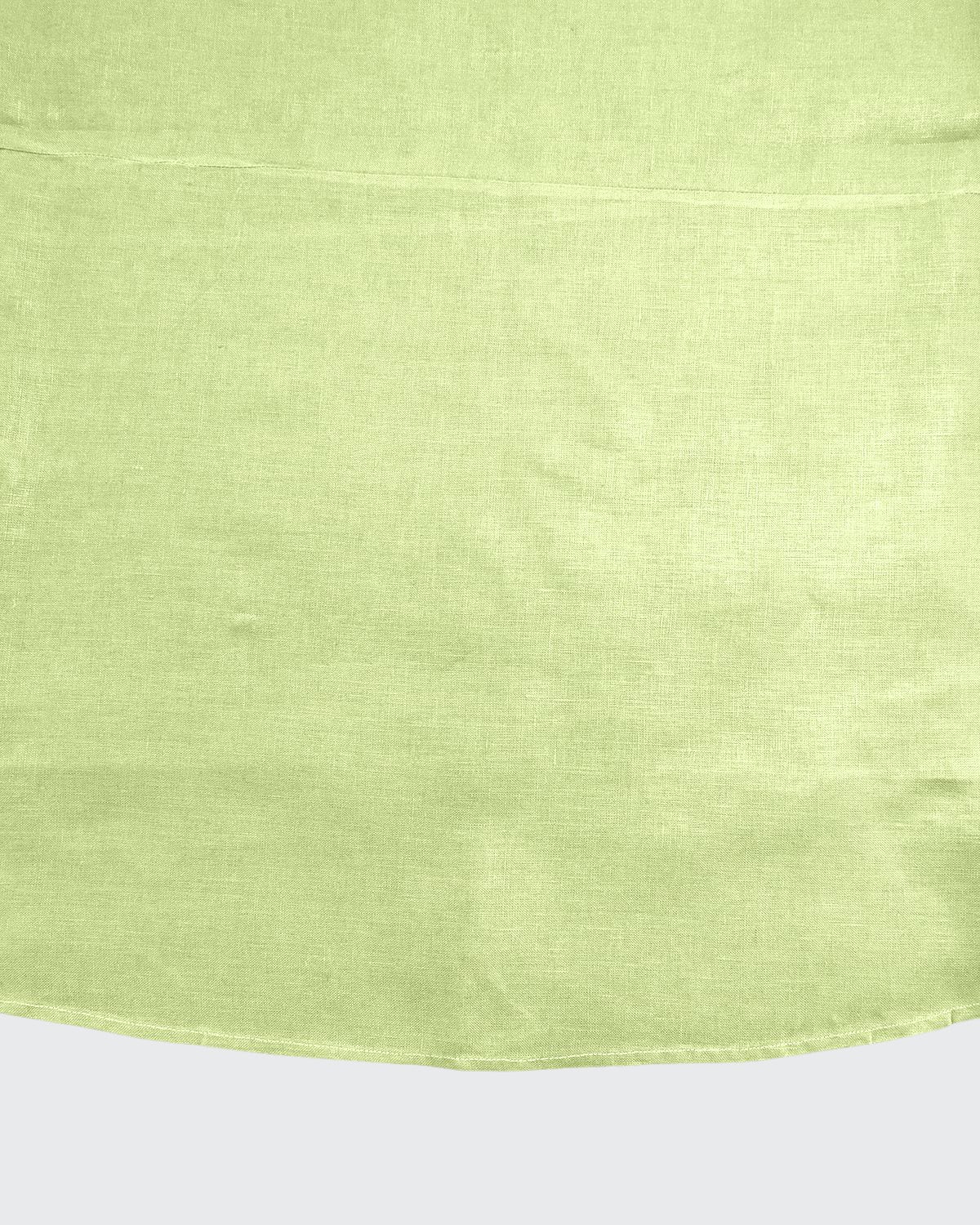 Sferra Hemstitch Round Tablecloth, 90"dia. In Green