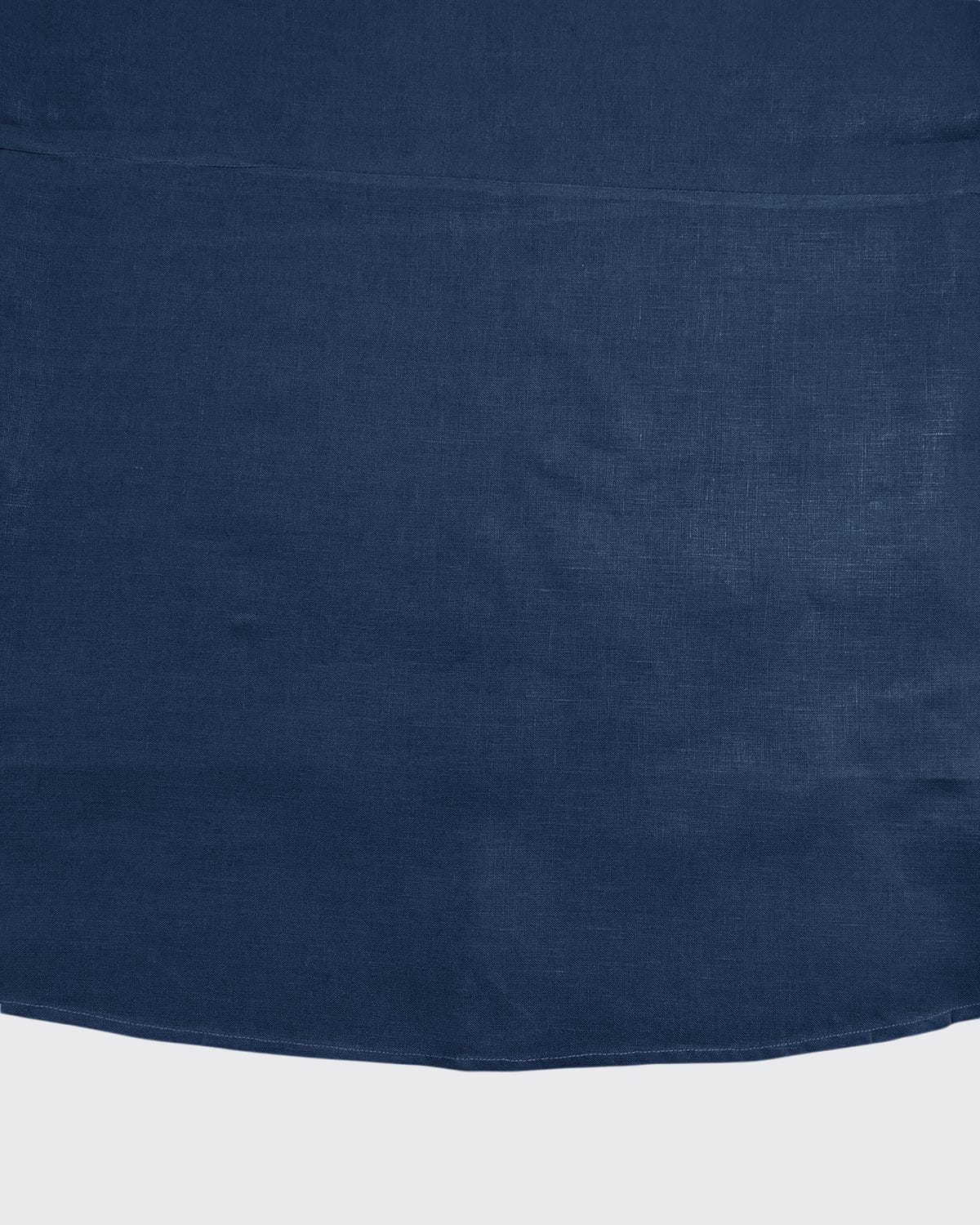 Sferra Hemstitch Round Tablecloth, 90"dia. In Navy