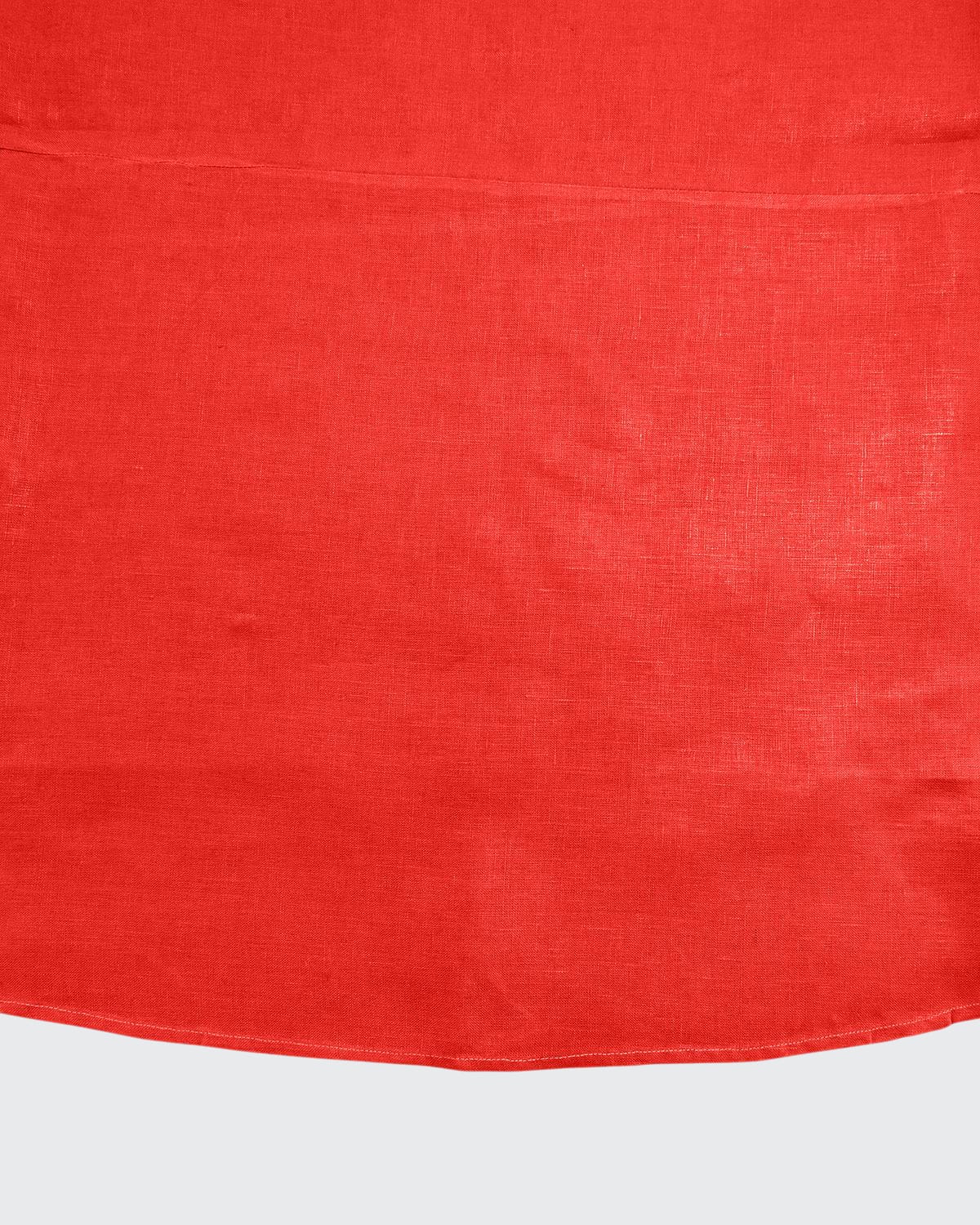 Sferra Hemstitch Round Tablecloth, 90"dia. In Red