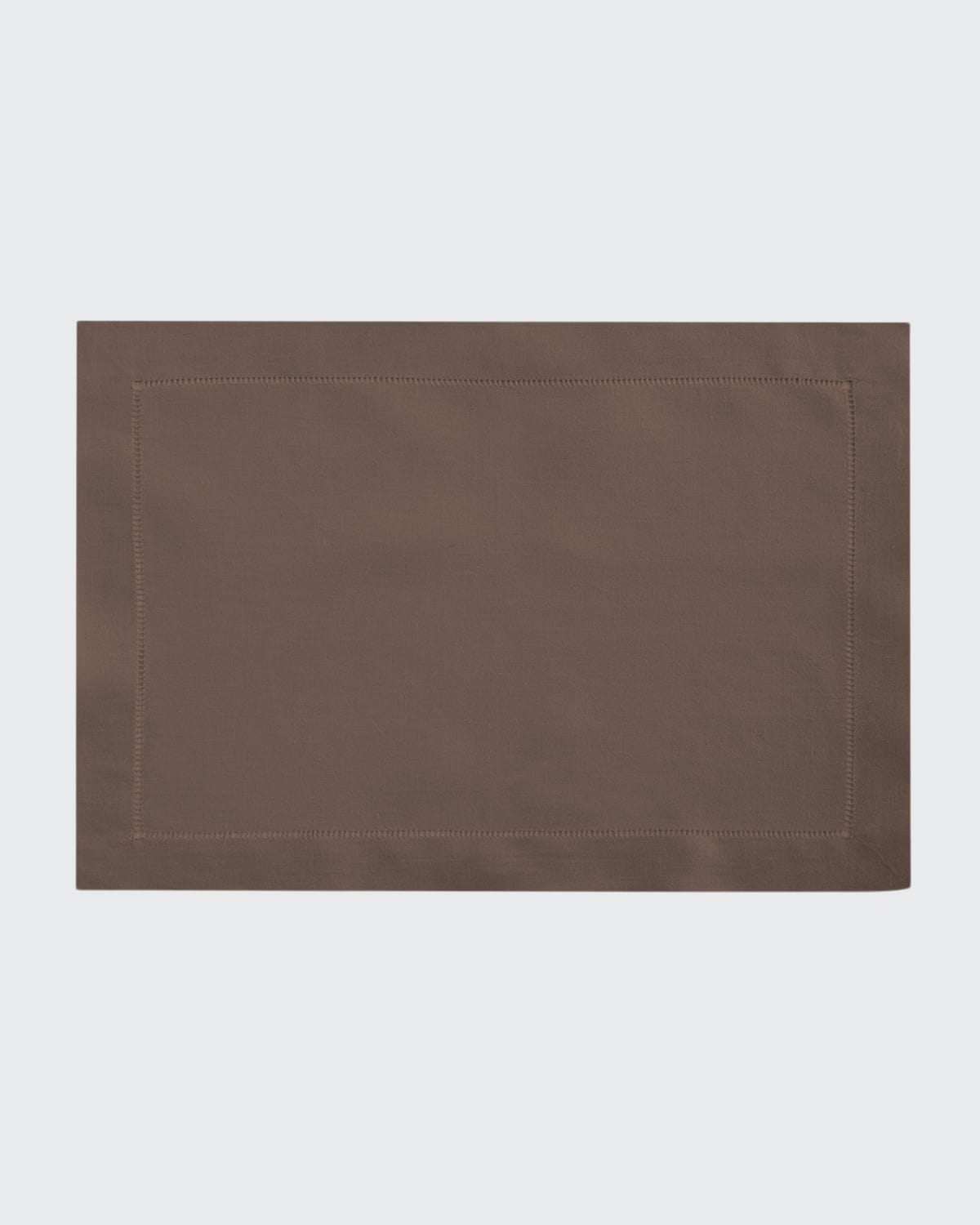 Sferra Hemstitch Placemats, Set Of 4 In Brown