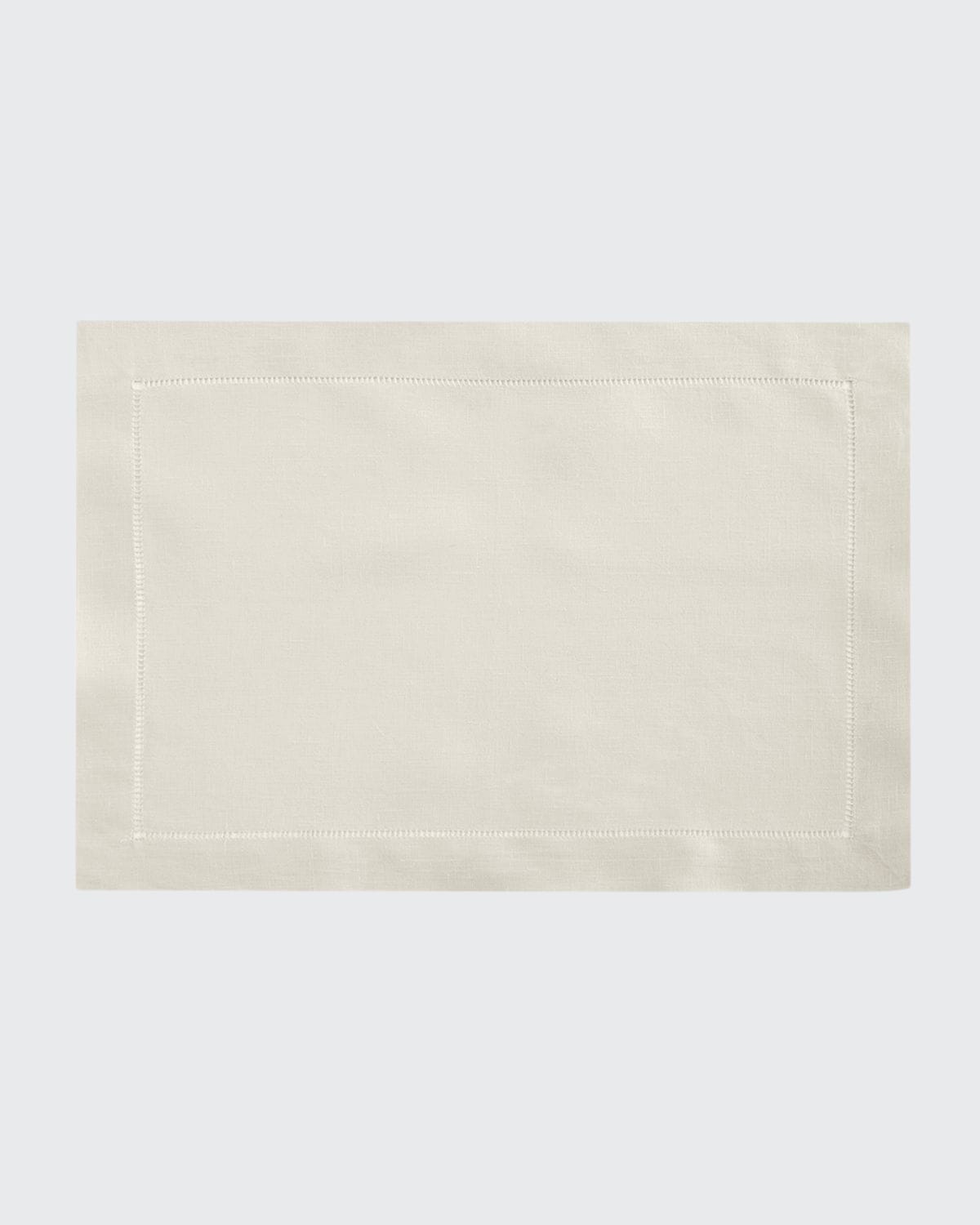 Sferra Hemstitch Placemats, Set Of 4 In Oyster