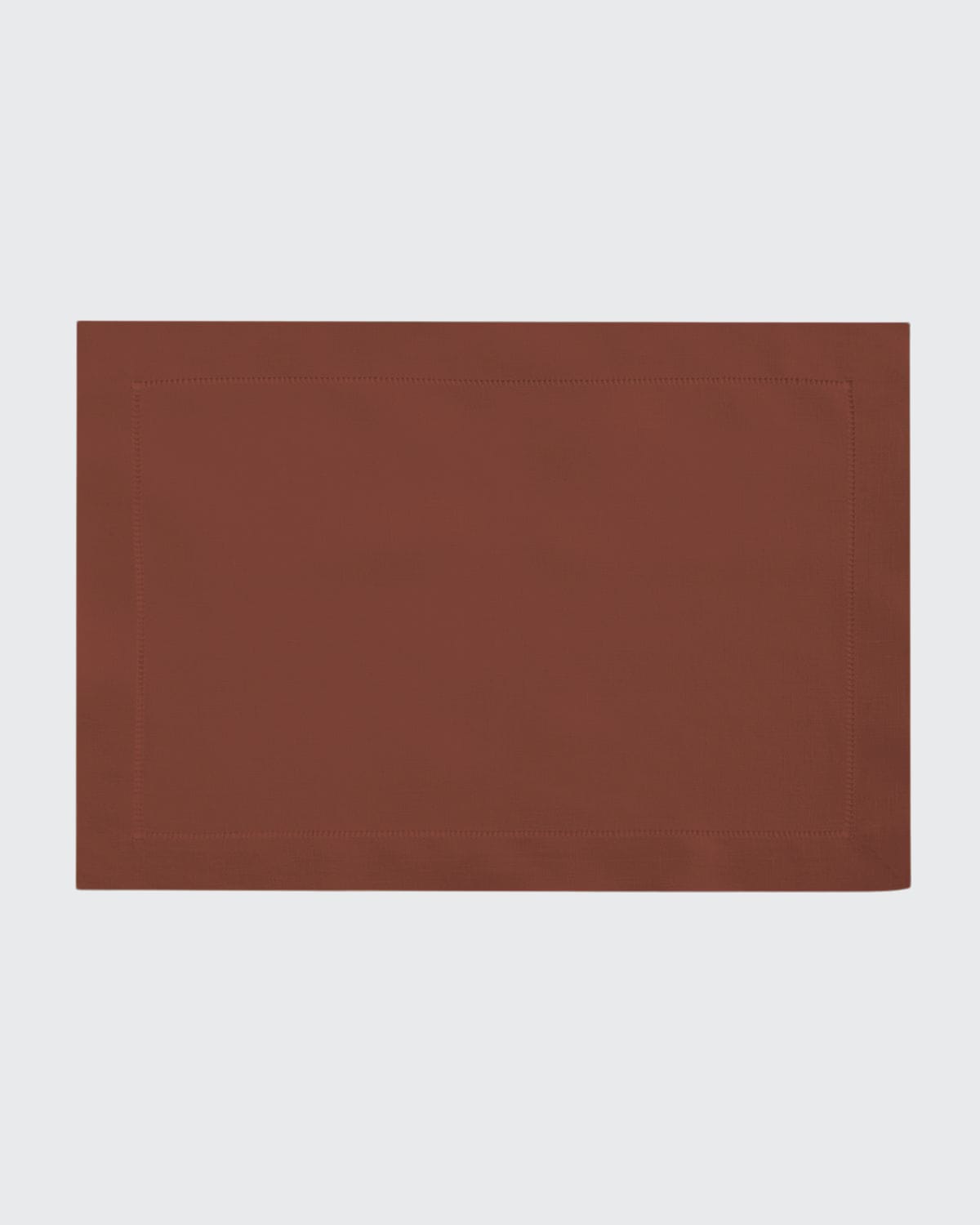 Sferra Hemstitch Placemats, Set Of 4 In Chocolate