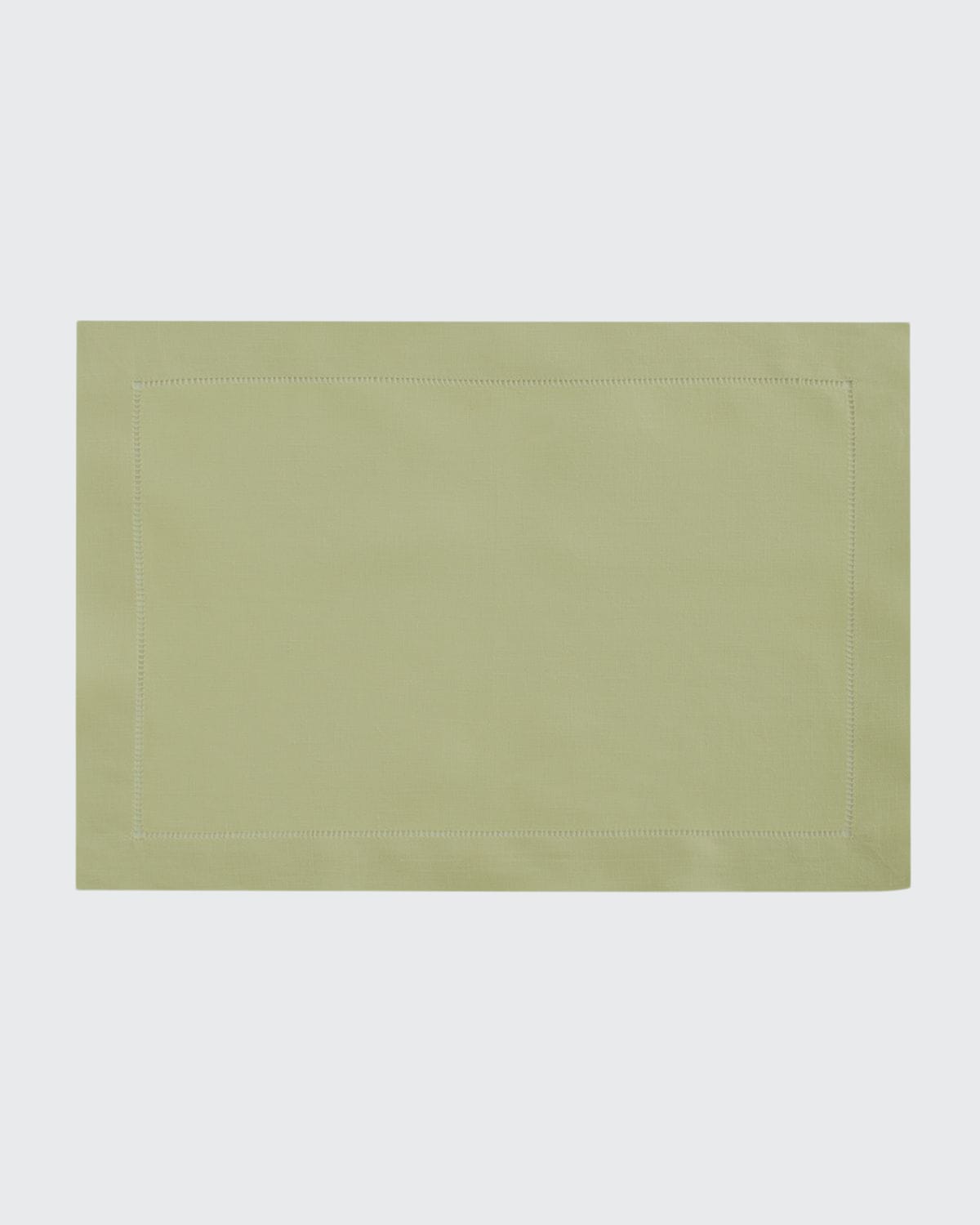 Sferra Hemstitch Placemats, Set Of 4 In Green