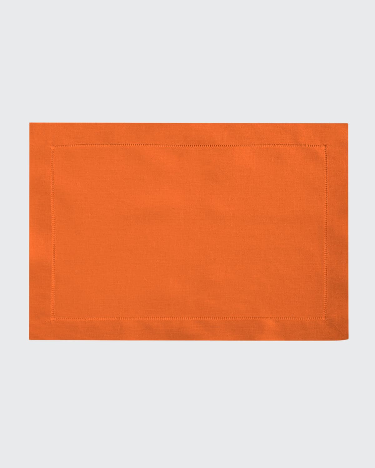 Sferra Hemstitch Placemats, Set Of 4 In Orange