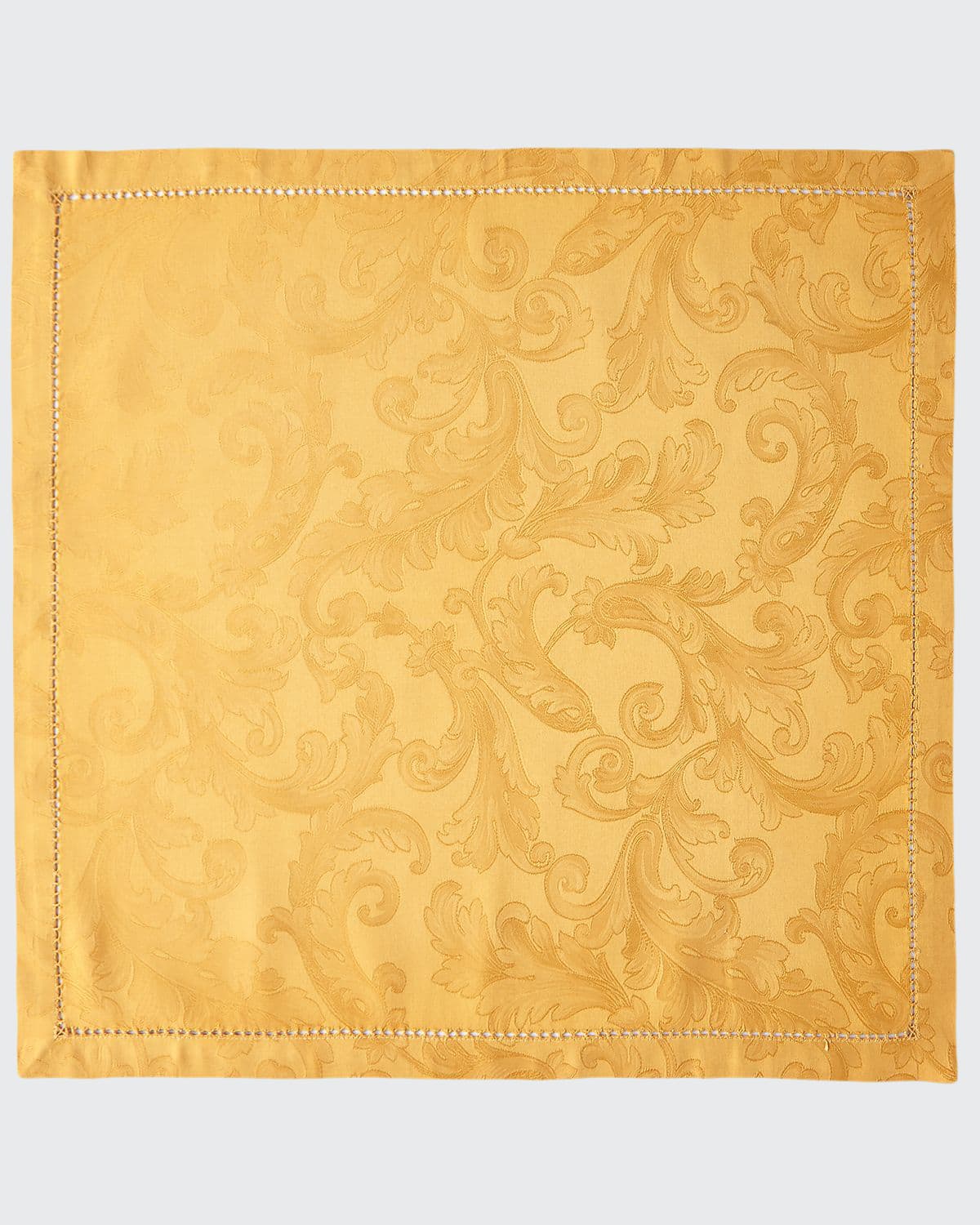 Sferra Plume Jacquard Napkins, Set Of 4 In Gold