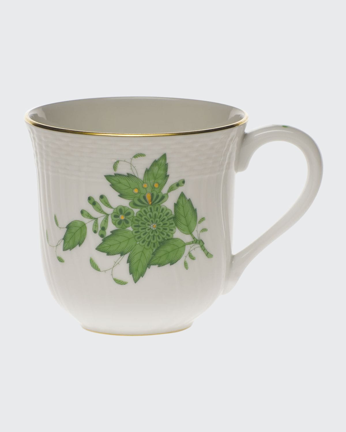 Shop Herend Chinese Bouquet Mug In Green
