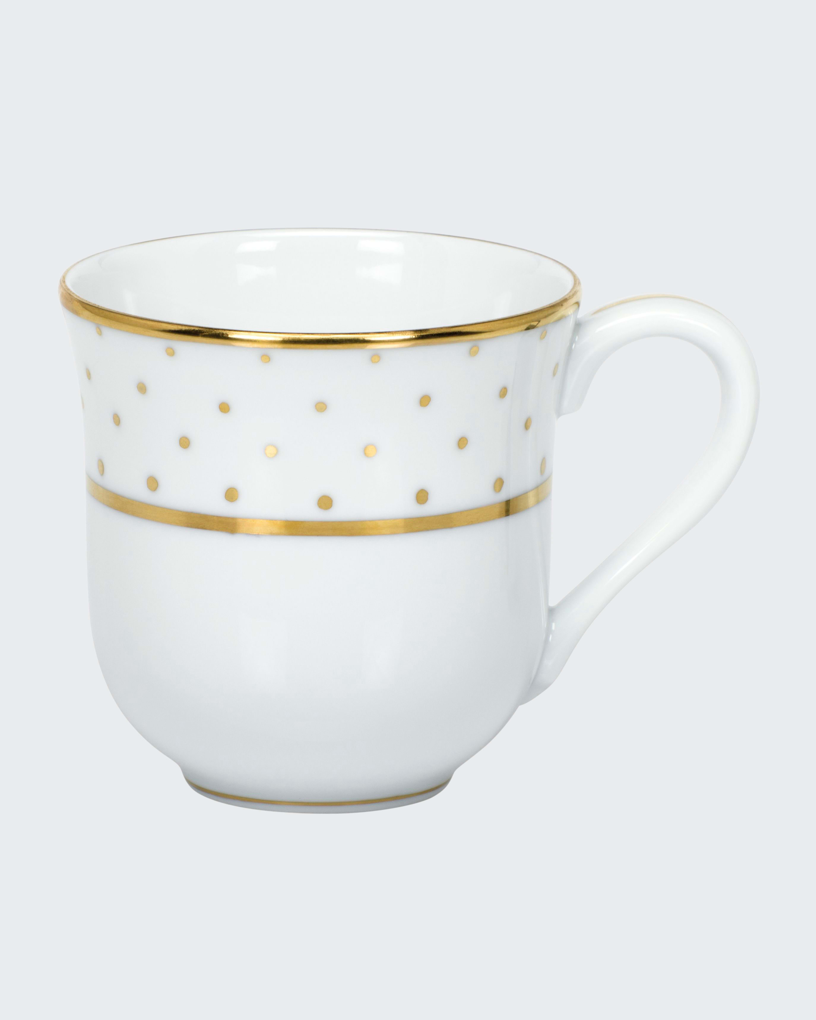Herend Connect The Dots Mug In White