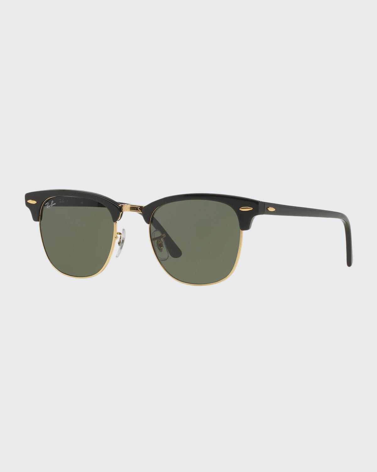 Shop Ray Ban Clubmaster Monochromatic Sunglasses, 51mm In Black