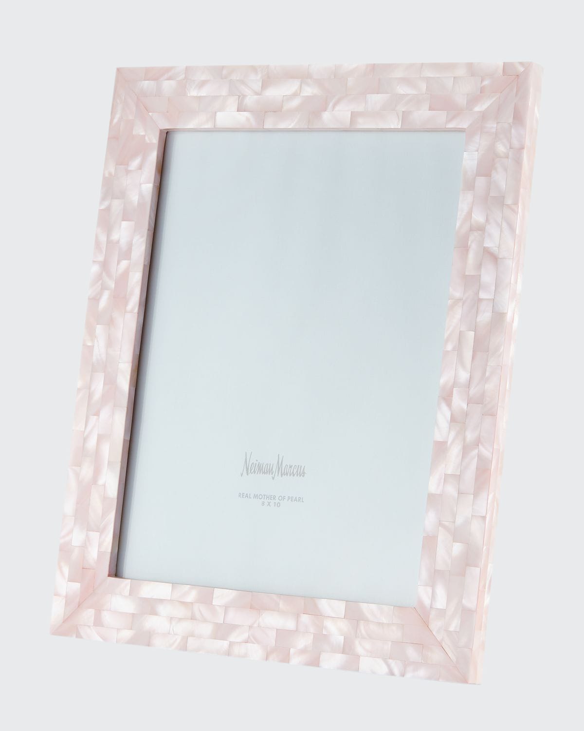 The Jws Collections Mother-of-pearl Picture Frame, Pink, 8" X 10" In Pink