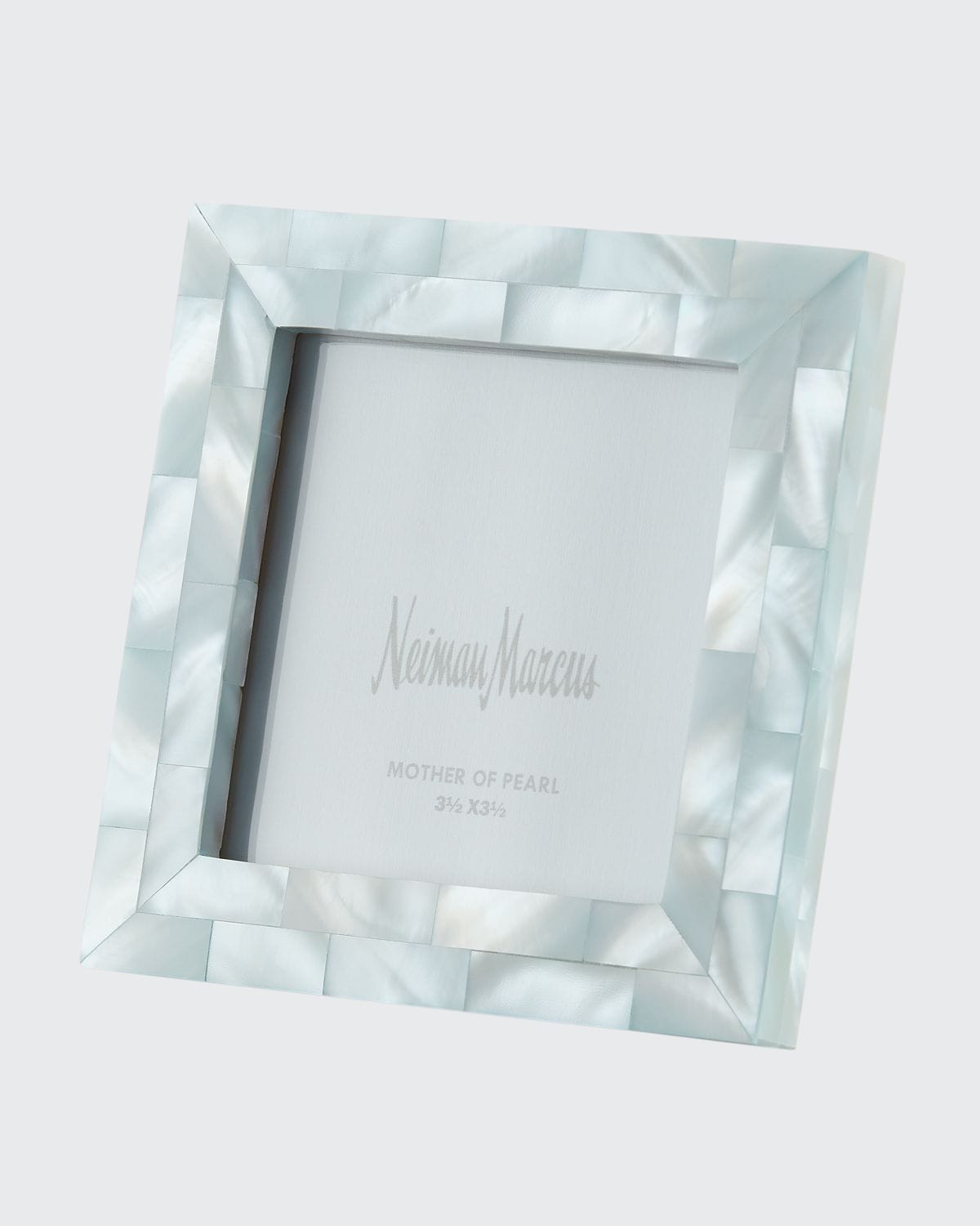Shop The Jws Collections Mother-of-pearl Picture Frame, Blue, 3.5" X 3.5"