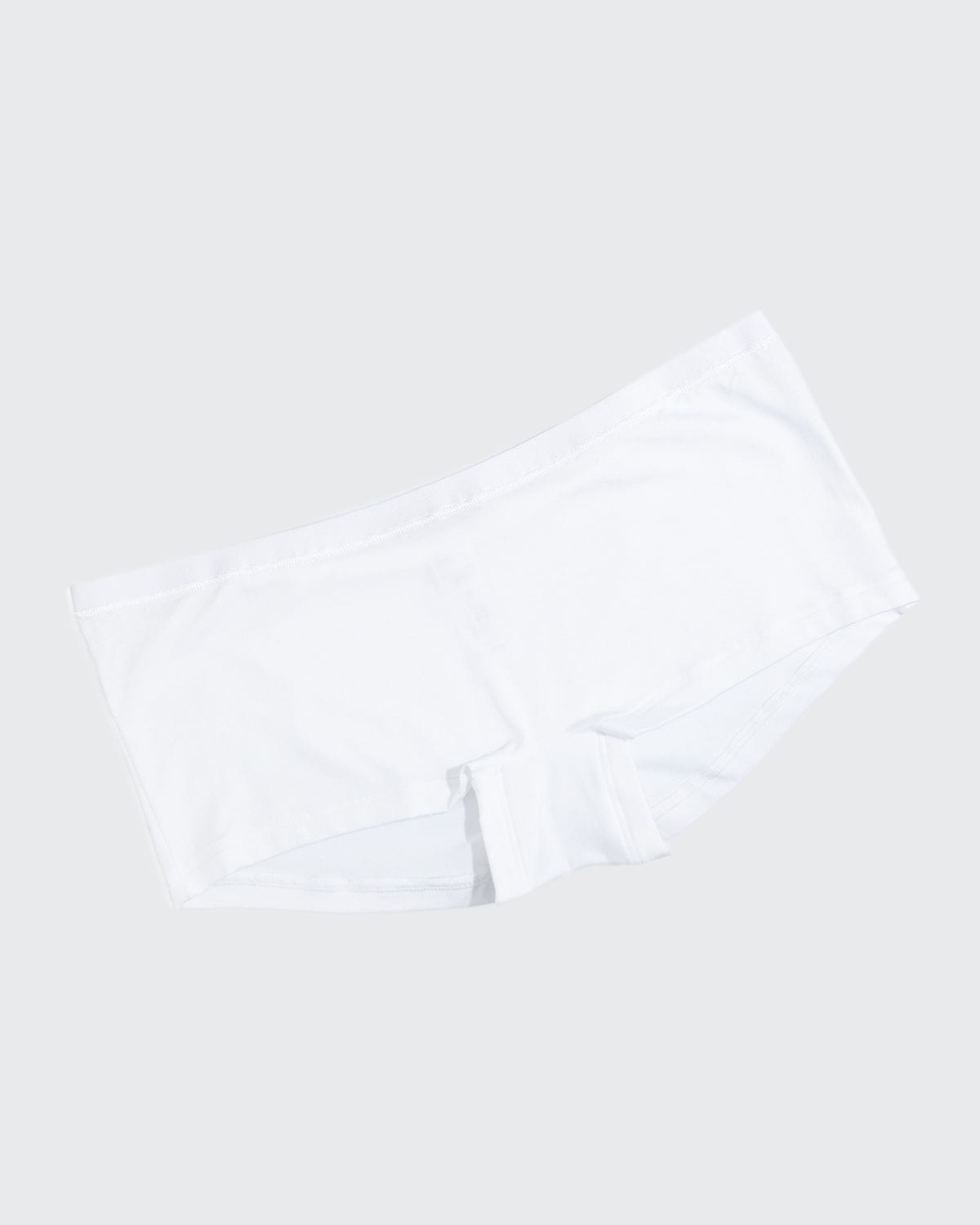 Hanro Soft Touch Stretch Modal Boyshorts In White