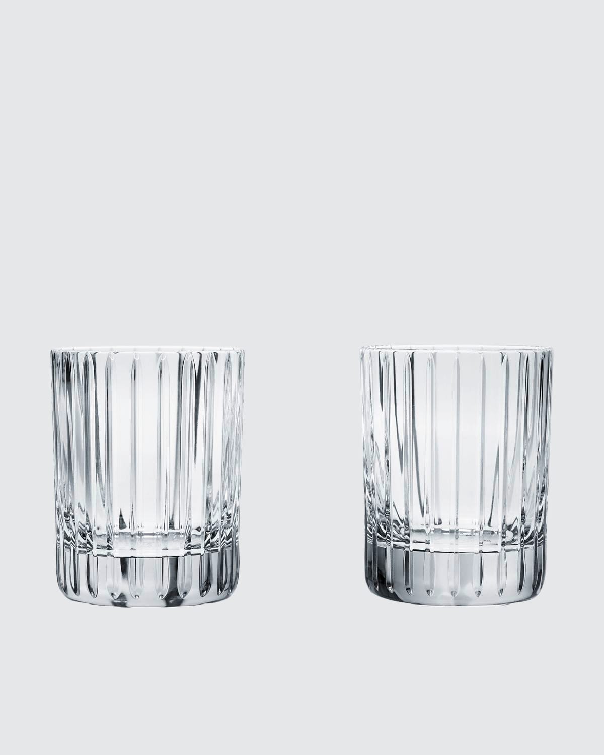 Shop Baccarat Harmonie Crystal Triple Old Fashion Tumblers, Set Of 2 In Clear
