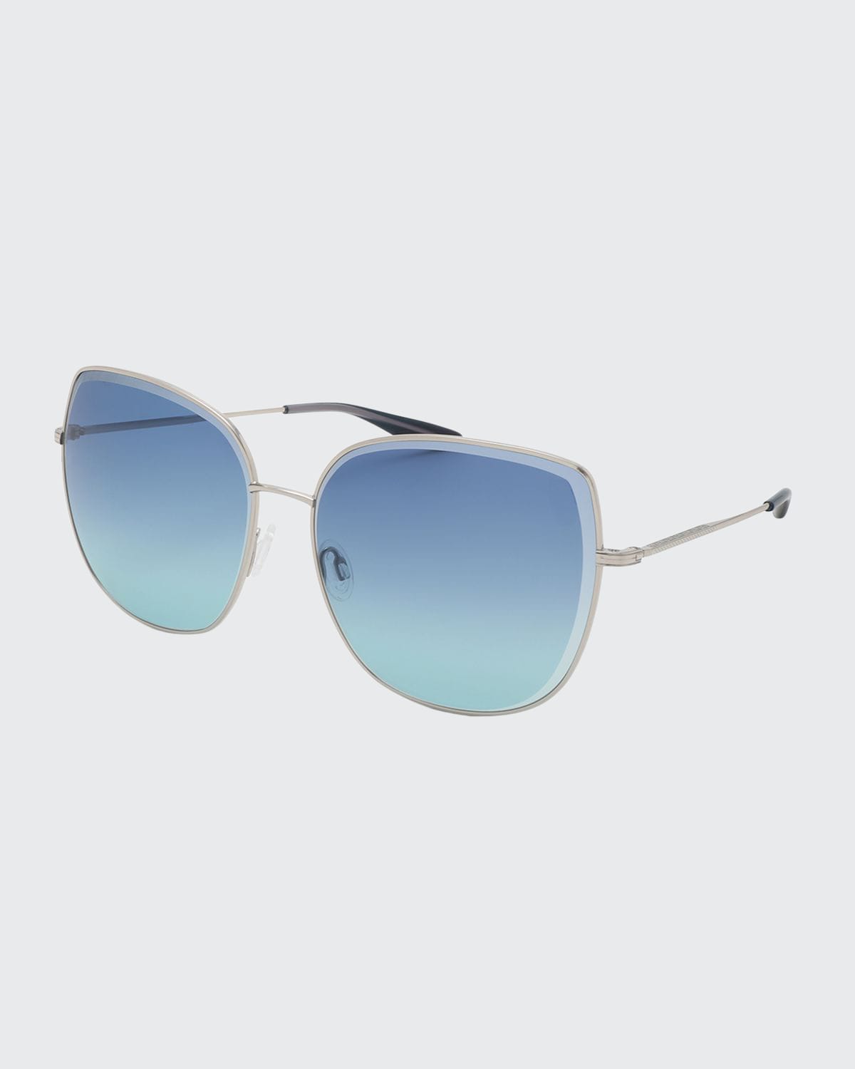 Barton Perreira Espirutu Gradient Butterfly Sunglasses In Gold Smokey Topaz
