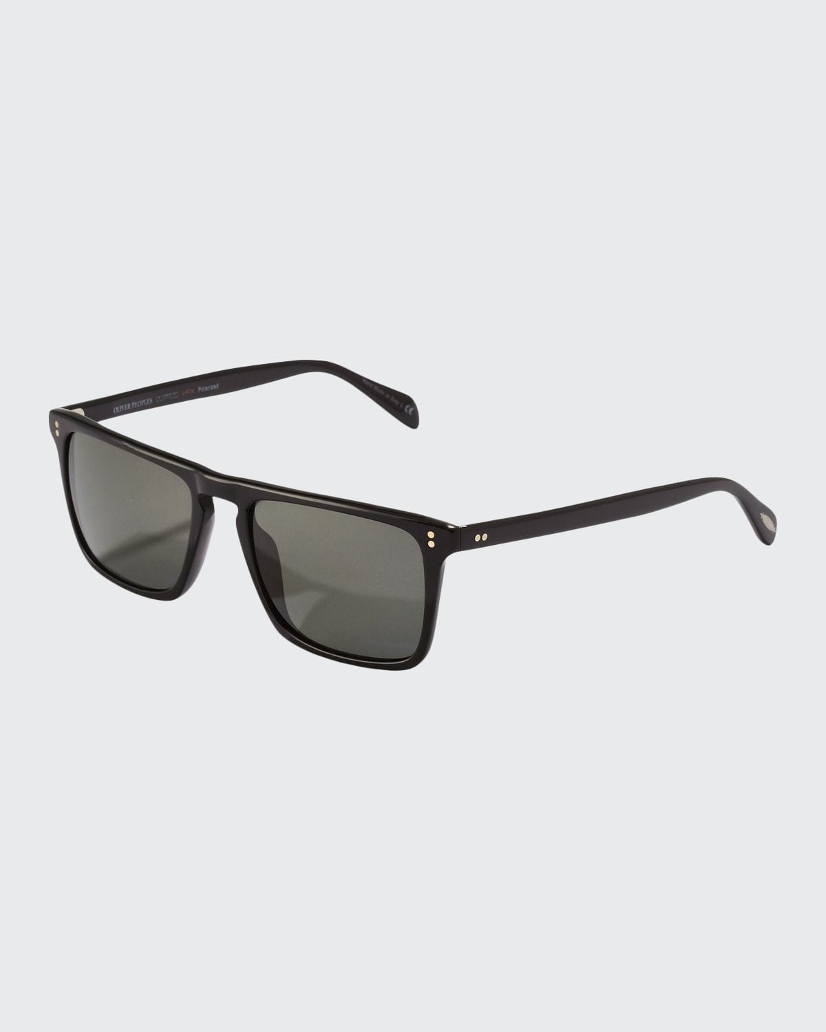 Oliver Peoples Bernardo Polarized Sunglasses, Black | Smart Closet