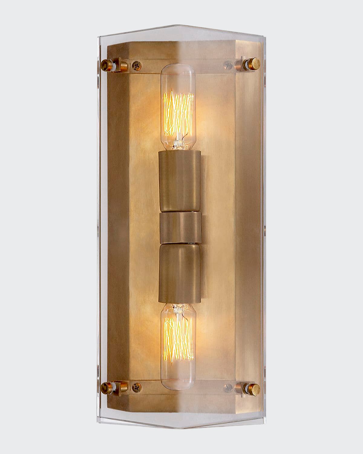 Aerin Clayton Wall Sconce In Clear