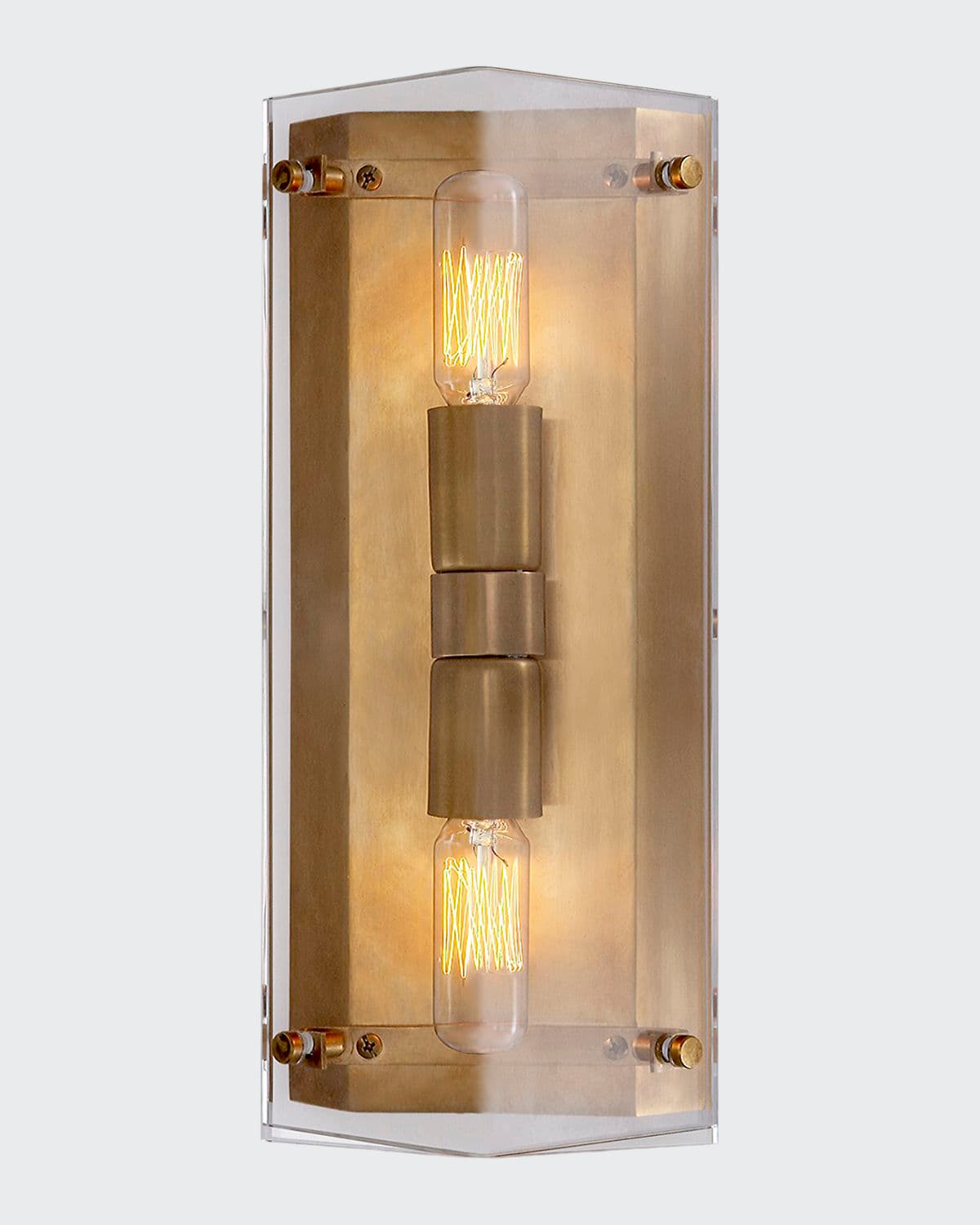 Aerin Clayton Wall Sconce In Clear