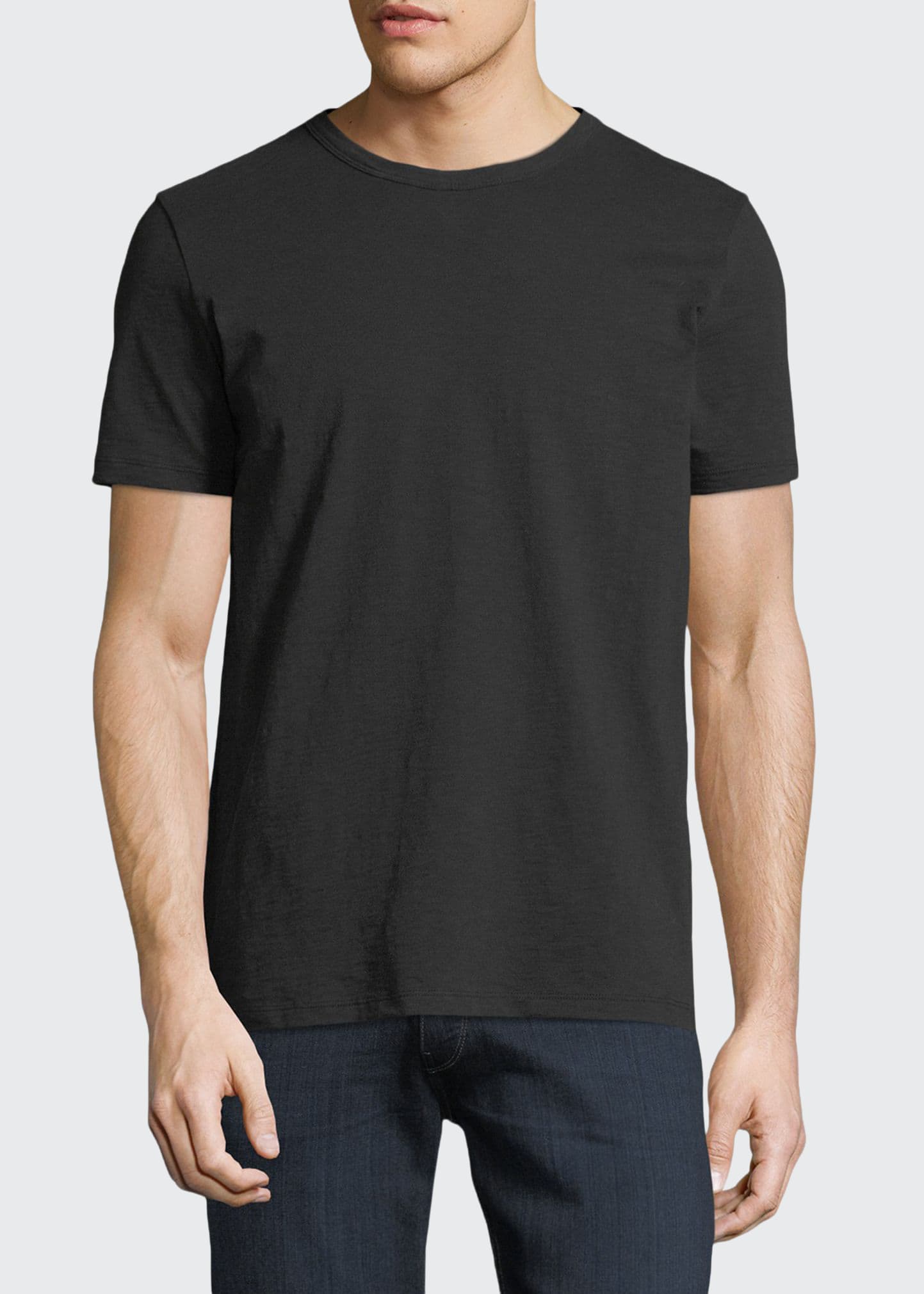 Theory Cosmos Essential Slub Cotton T-shirt In Tapir