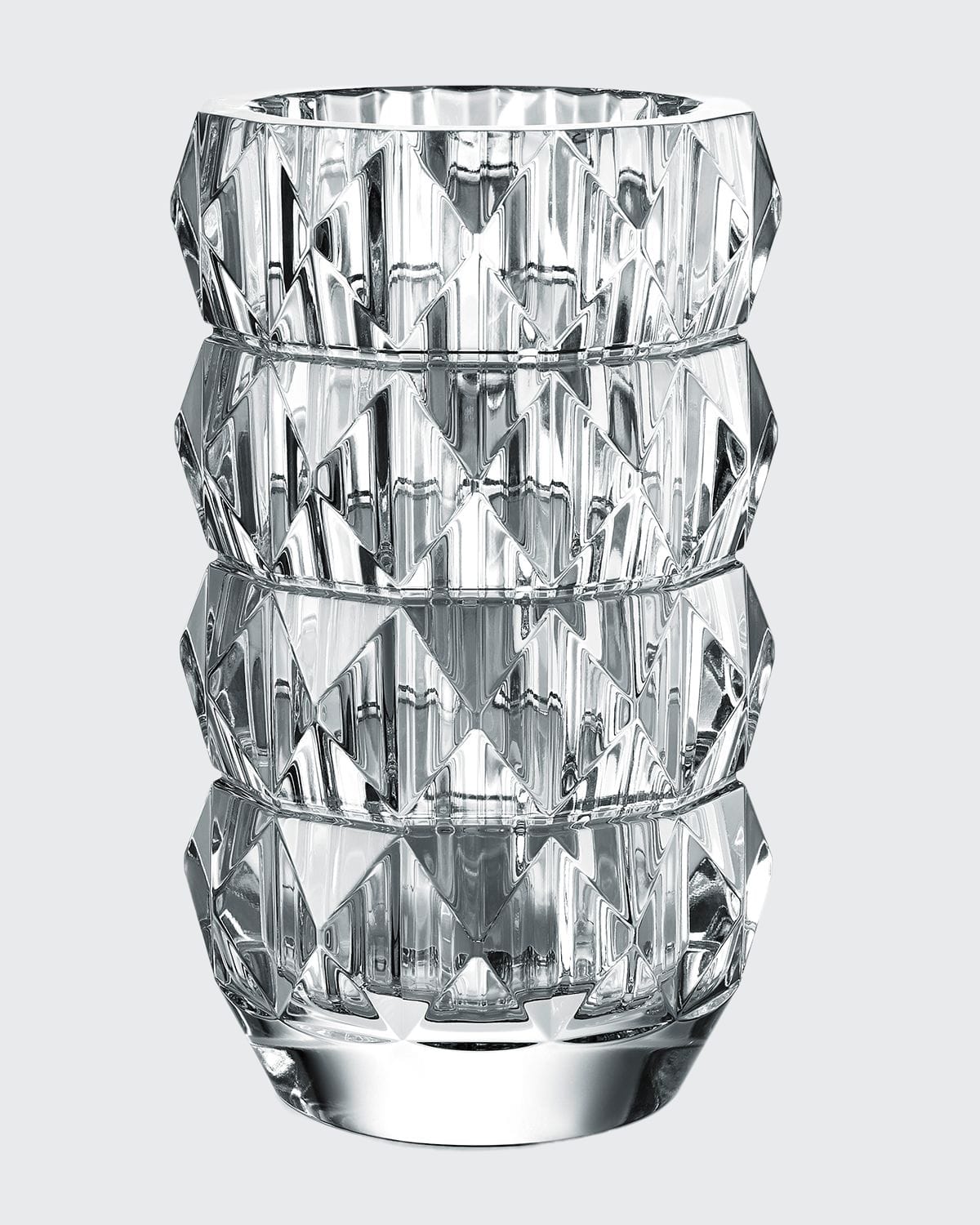 Shop Baccarat Louxor Round Vase In Clear