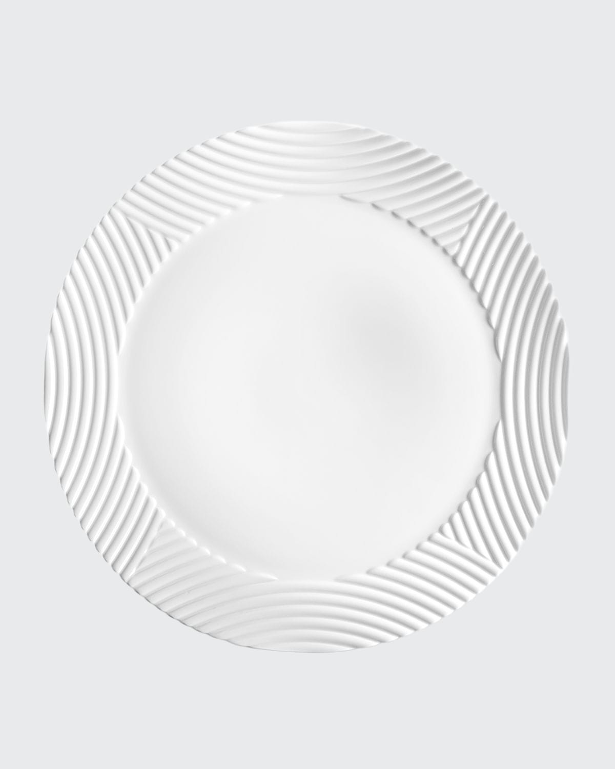 L'objet Corde Wide-rim Charger, White In White