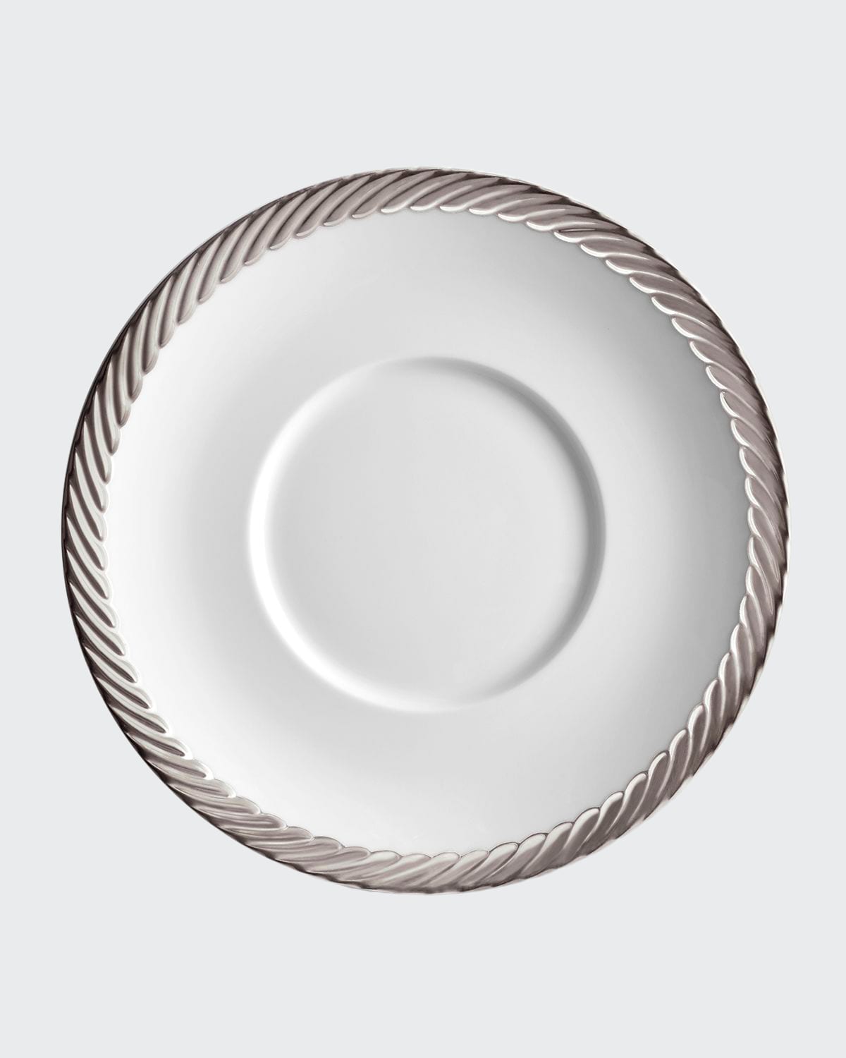 L'objet Corde Saucer, White/silver In Metallic