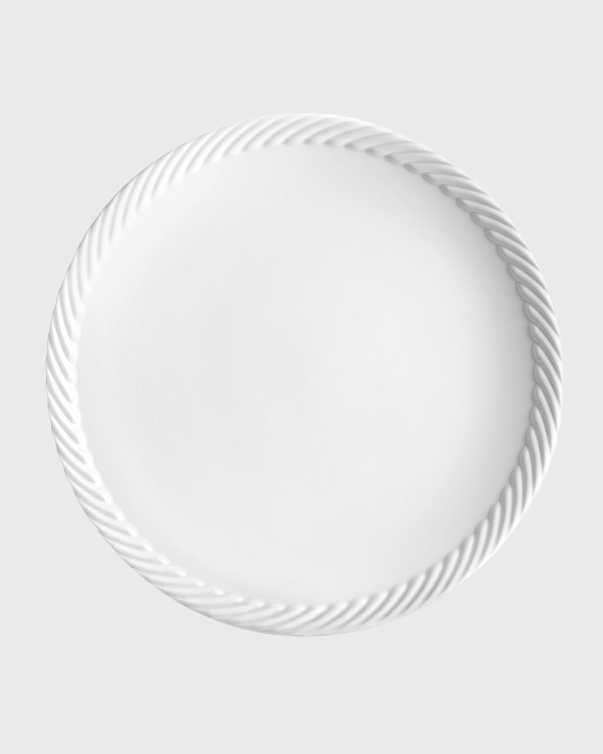 Shop L'objet Corde Dinner Plate, White