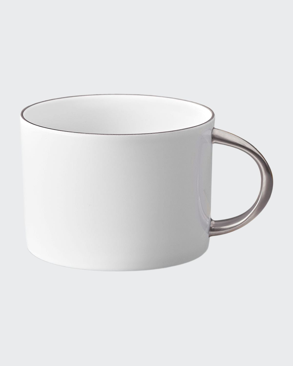 Shop L'objet Corde Tea Cup, White/silver