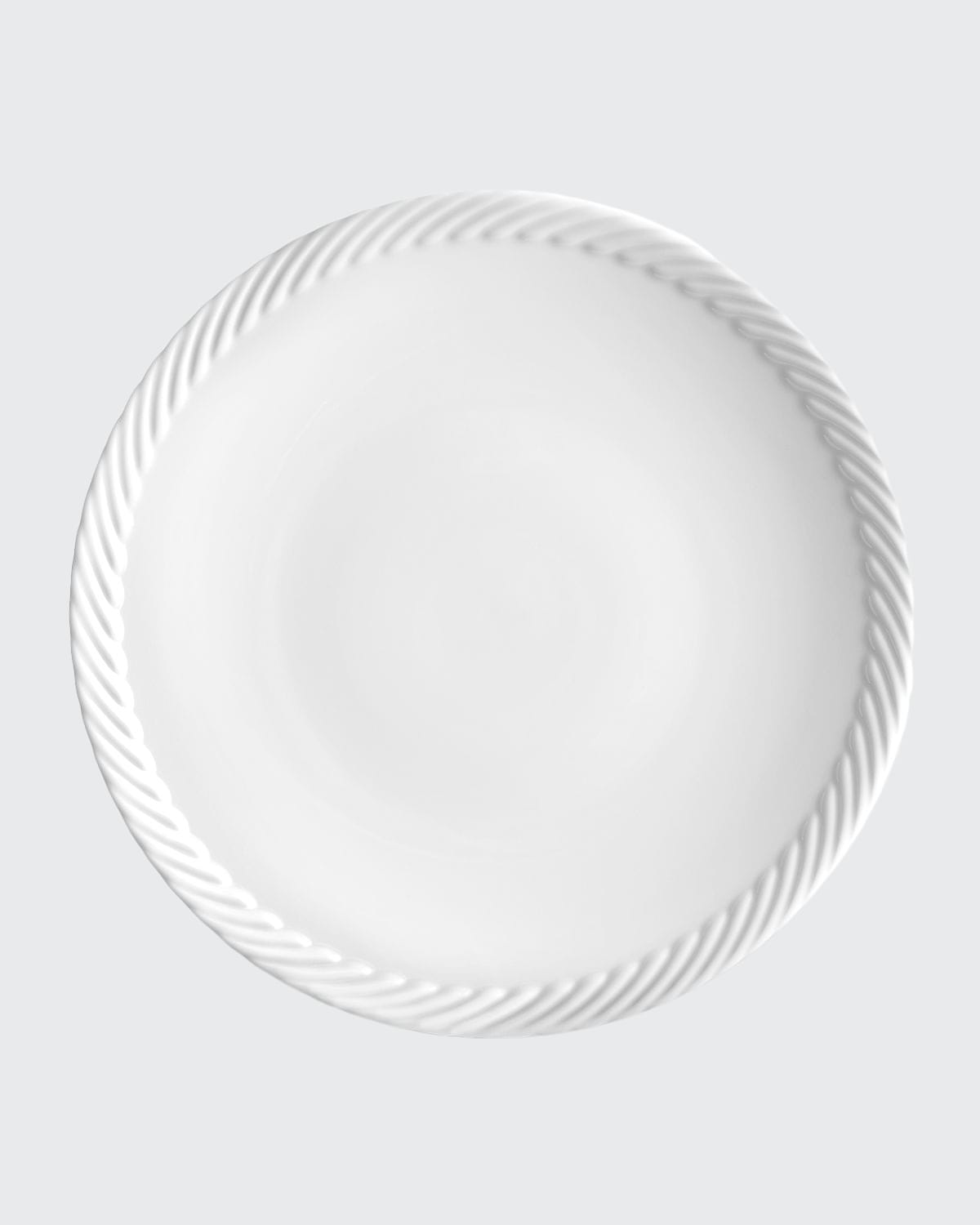 L'objet Corde Salad/dessert Plate, White