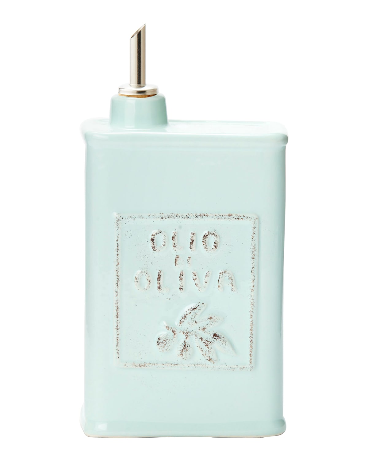 Vietri Lastra Stoneware Olive Oil Can