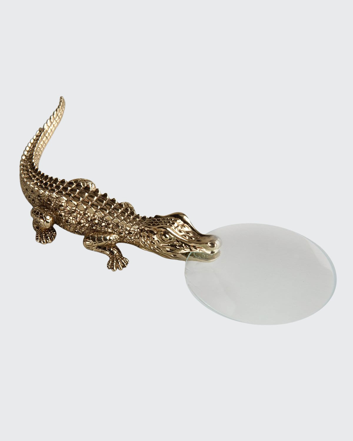 L'objet Crocodile Magnifying Glass In Gold