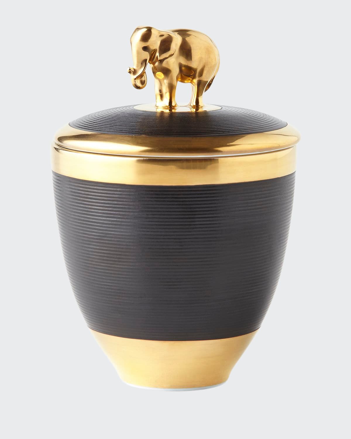 L'objet Elephant Noir Candle