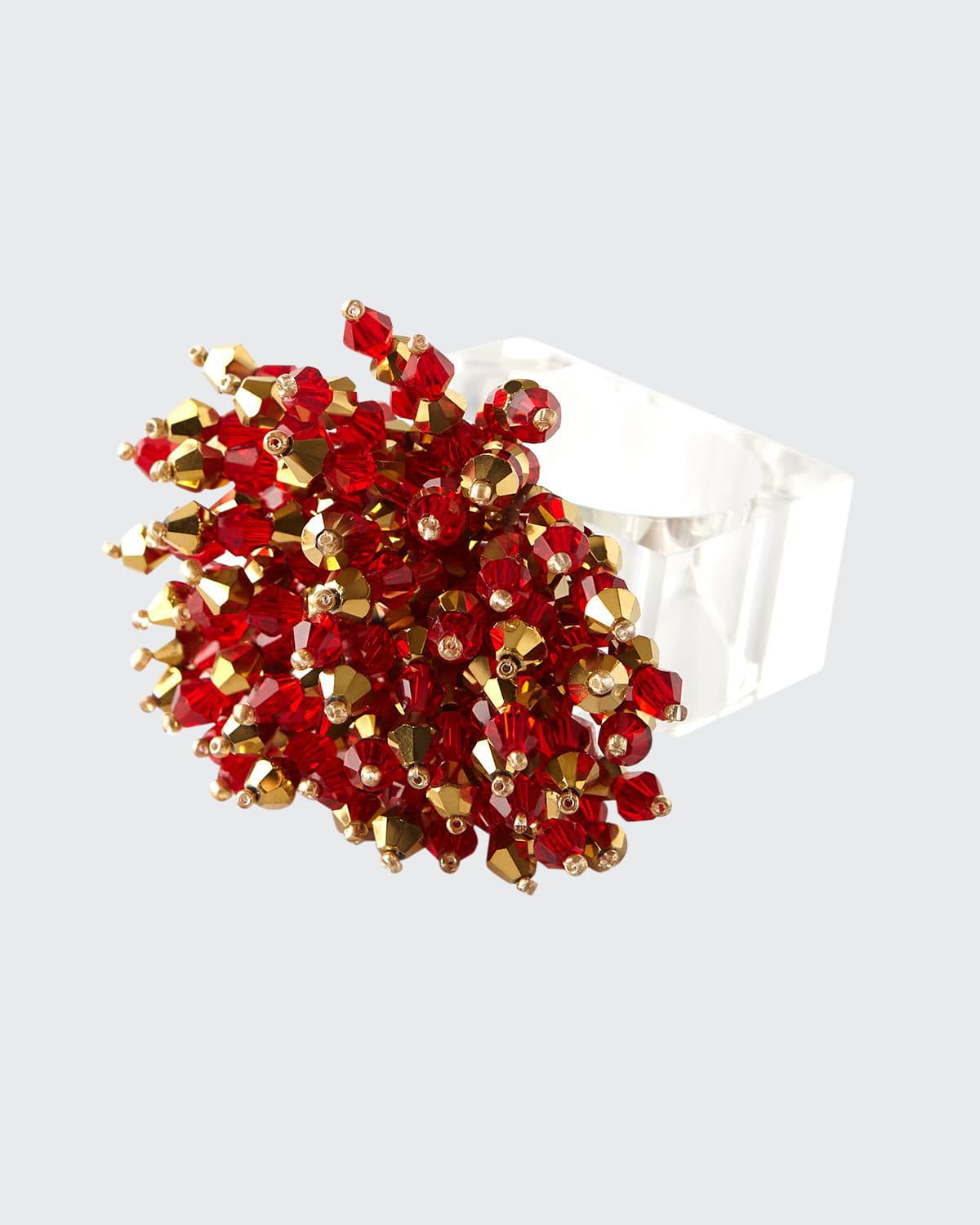 Shop Kim Seybert Brilliant Napkin Ring - Red