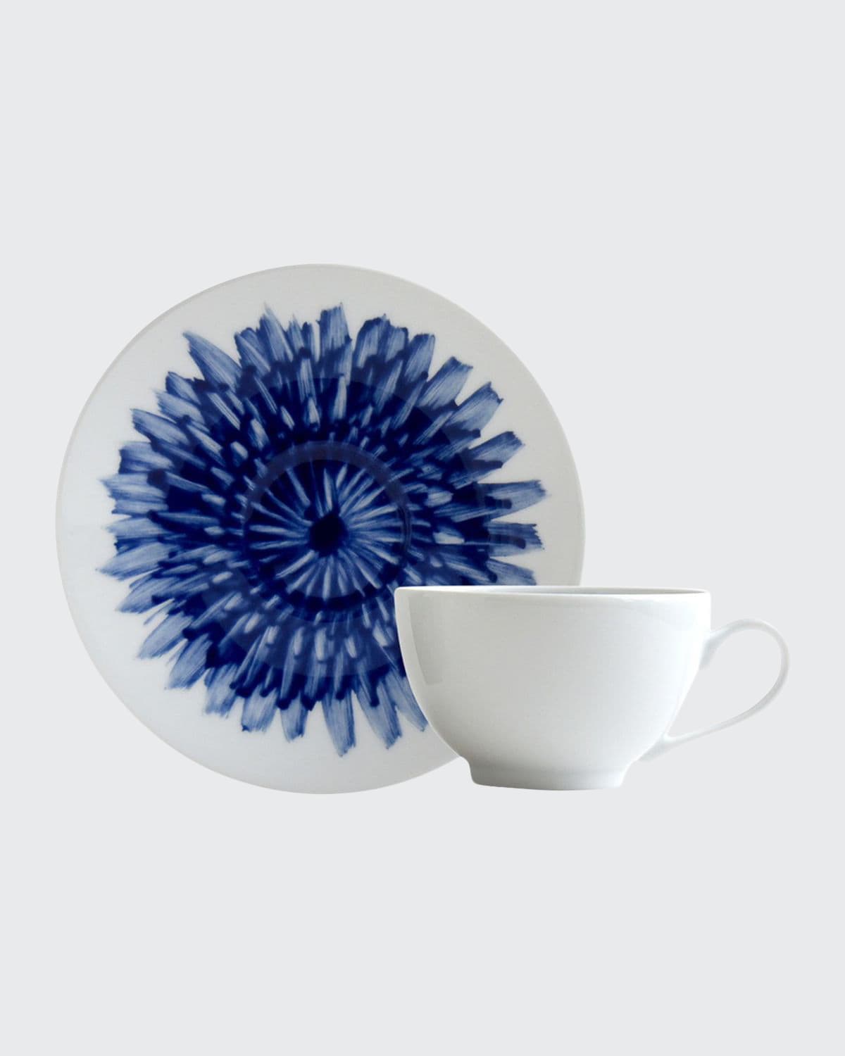 Shop Bernardaud In Bloom Saucer Plate In White/blue